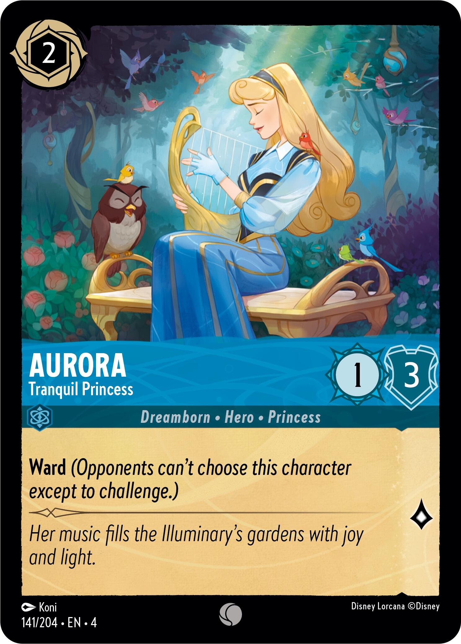 Aurora - Tranquil Princess (141/204) [Ursula's Return] | L.A. Mood Comics and Games