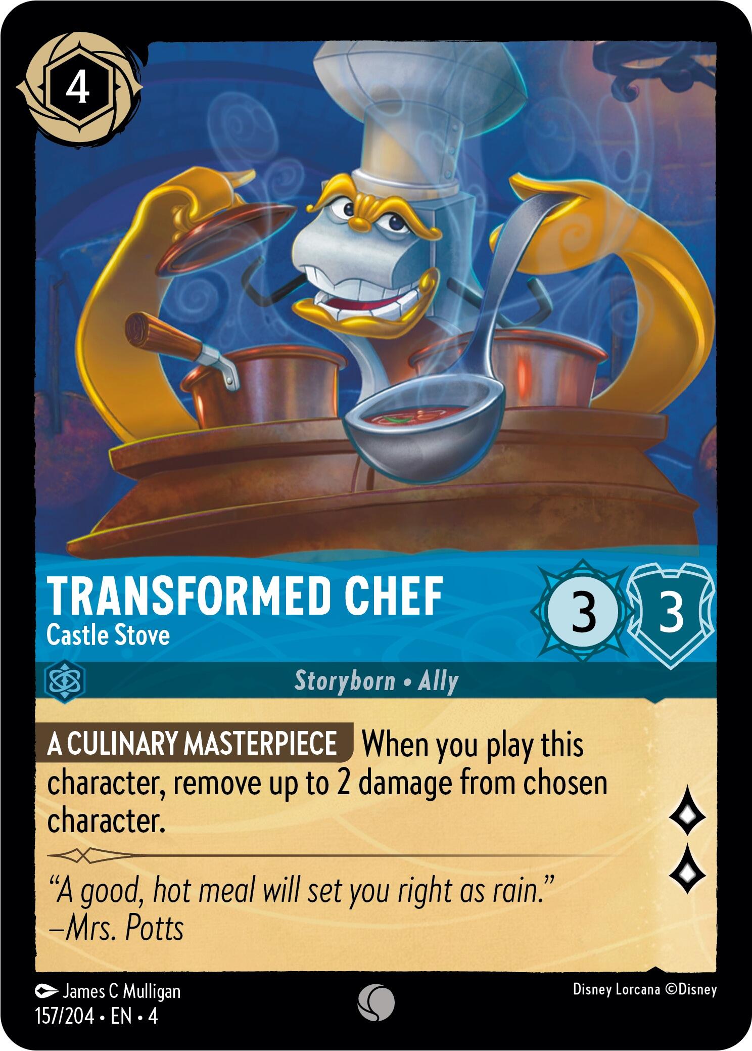 Transformed Chef - Castle Stove (157/204) [Ursula's Return] | L.A. Mood Comics and Games