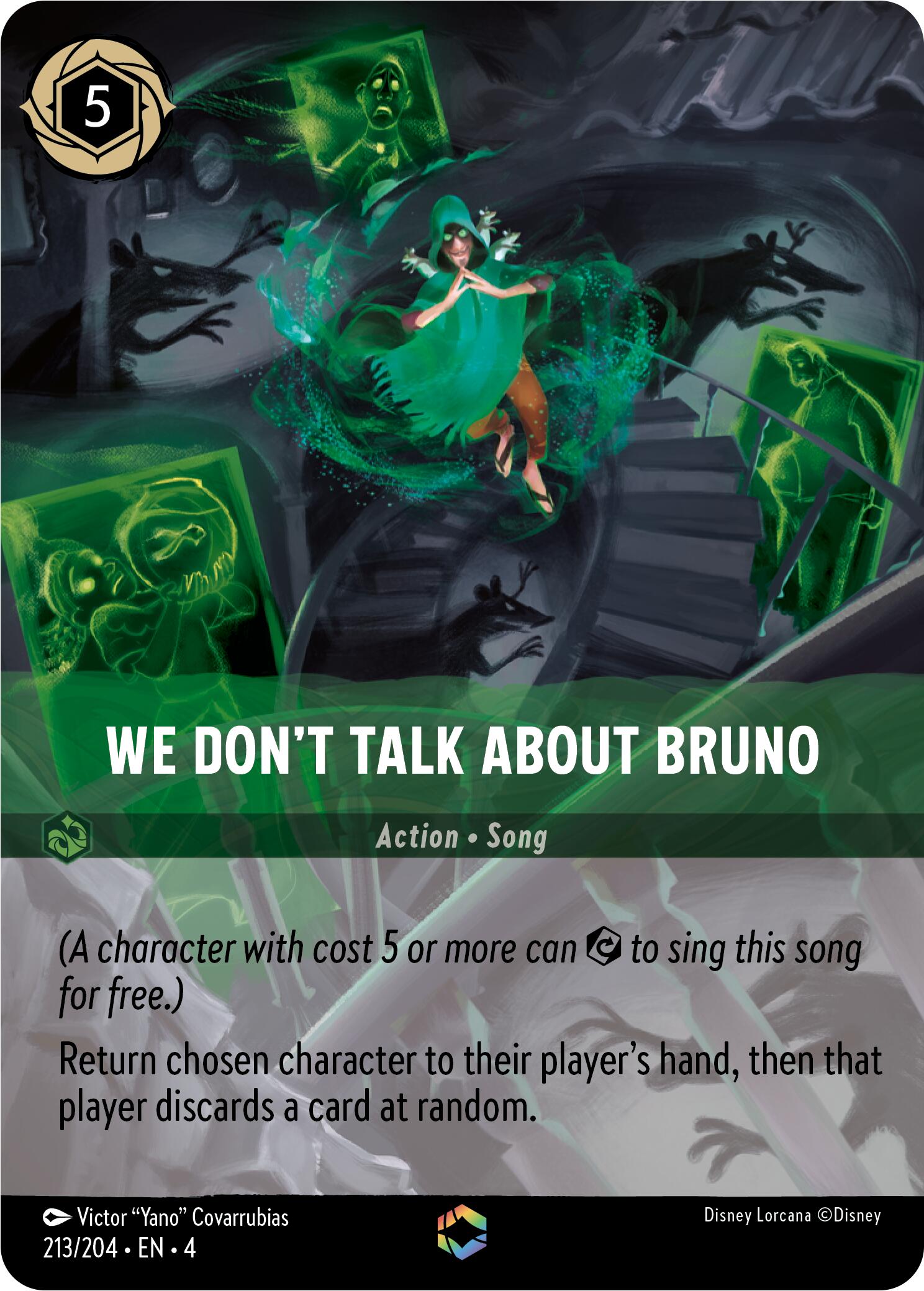 We Don't Talk About Bruno (Enchanted) (213/204) [Ursula's Return] | L.A. Mood Comics and Games