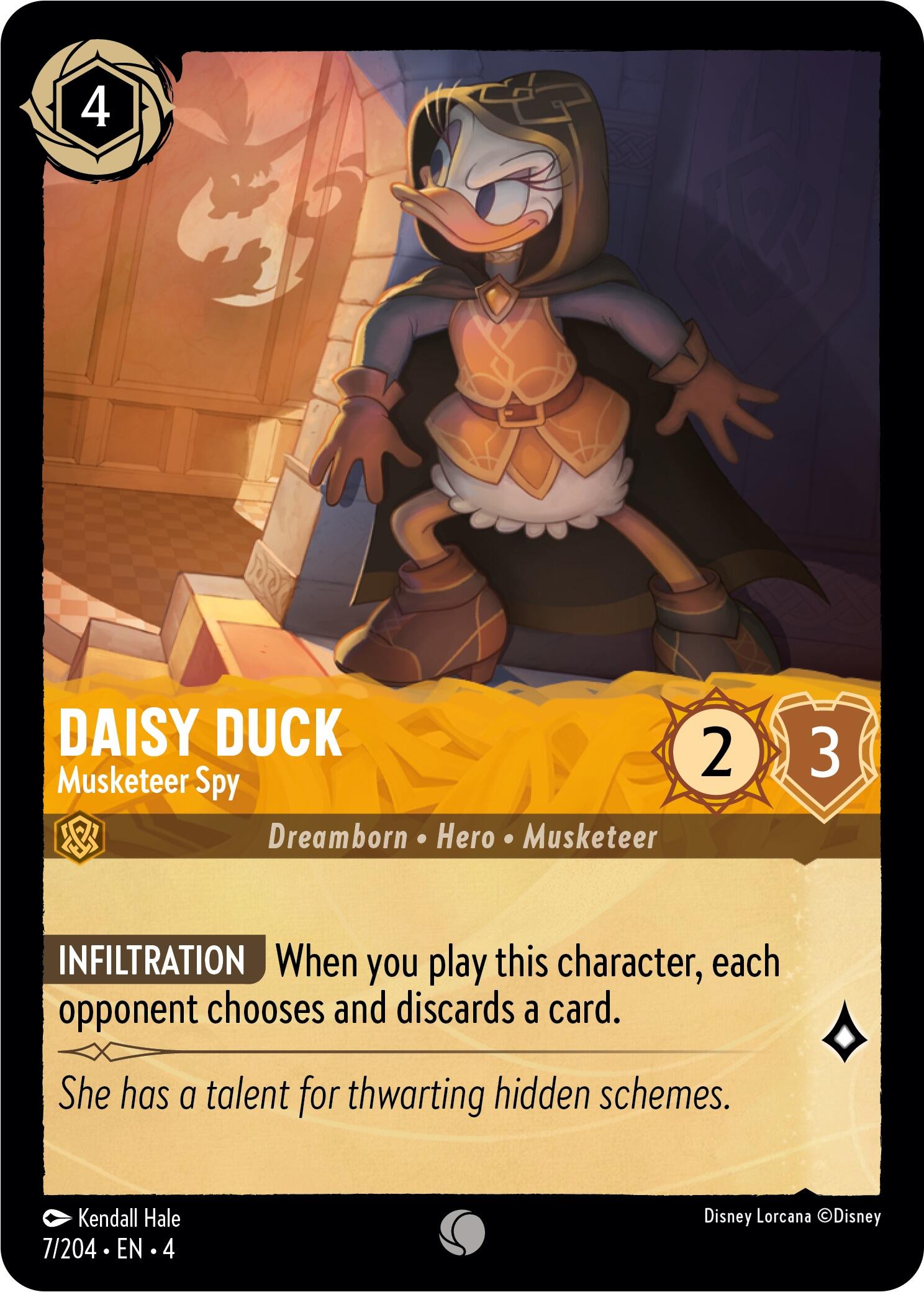 Daisy Duck - Musketeer Spy (7/204) [Ursula's Return] | L.A. Mood Comics and Games