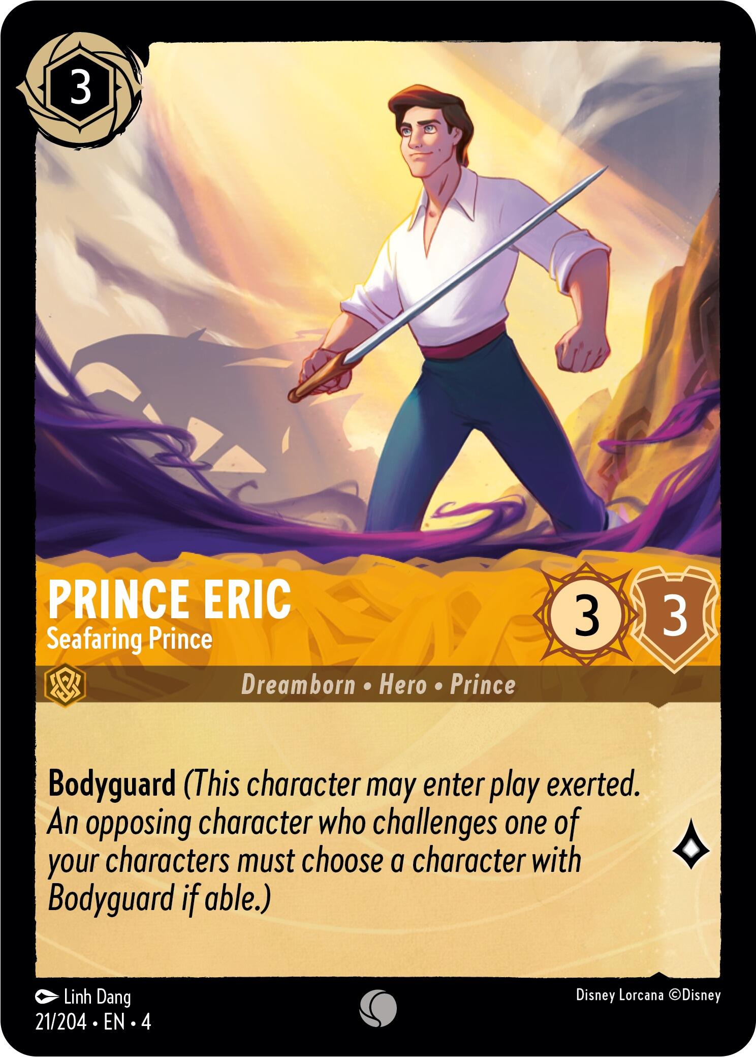 Prince Eric - Seafaring Prince (21/204) [Ursula's Return] | L.A. Mood Comics and Games