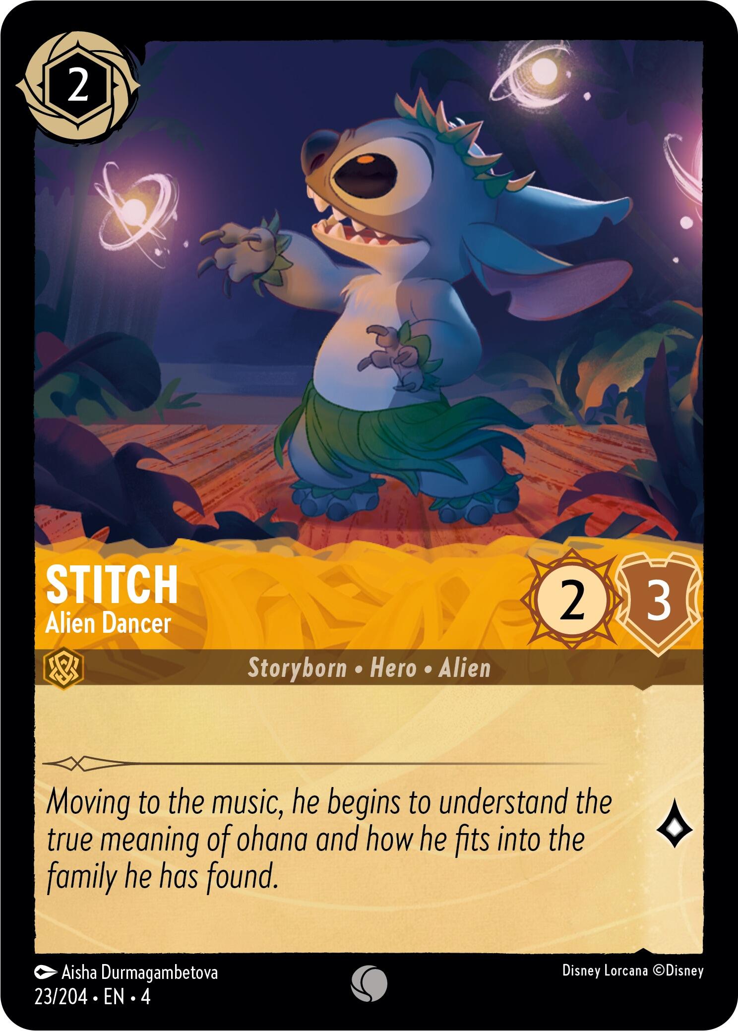 Stitch - Alien Dancer (23/204) [Ursula's Return] | L.A. Mood Comics and Games