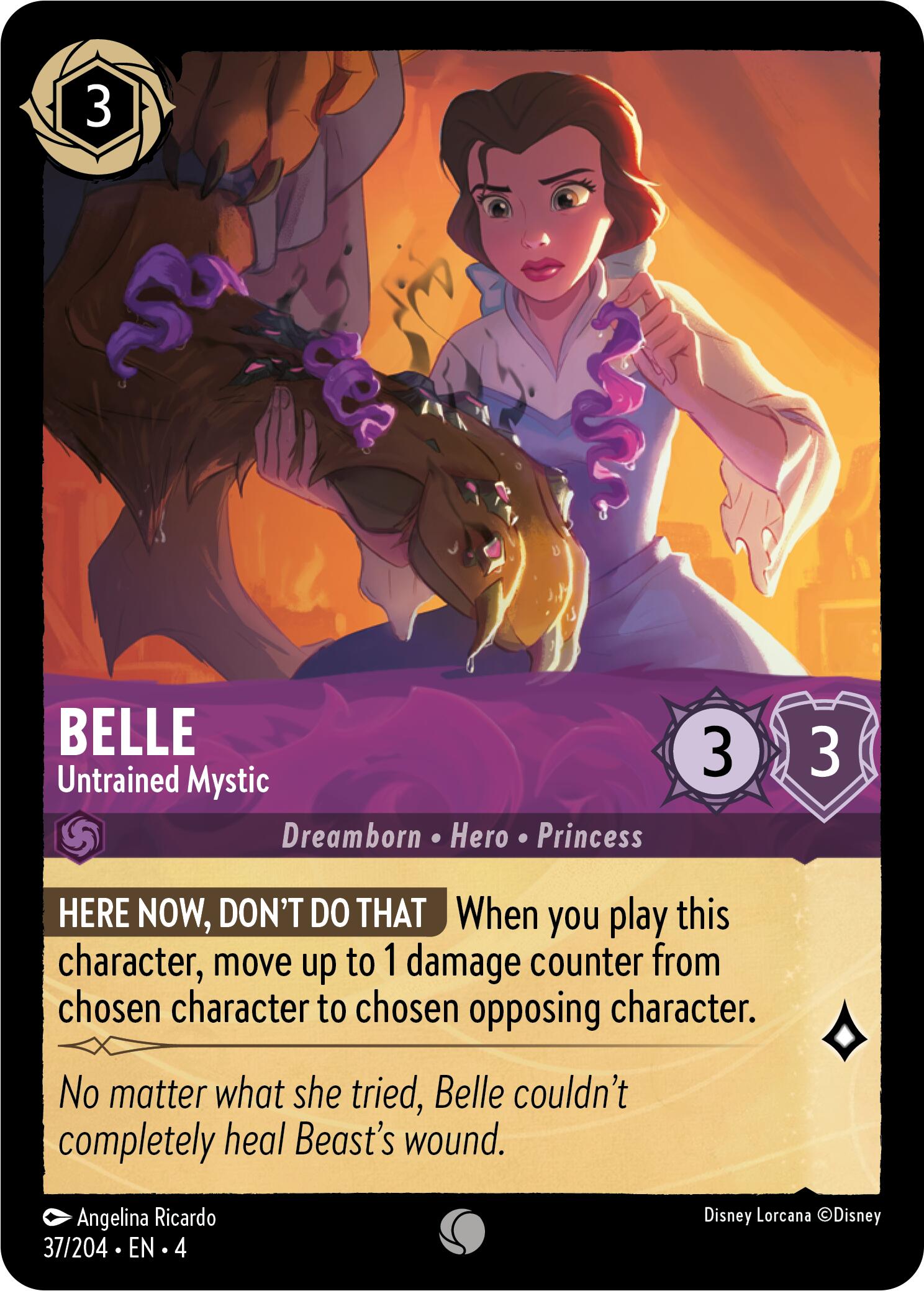 Belle - Untrained Mystic (37/204) [Ursula's Return] | L.A. Mood Comics and Games