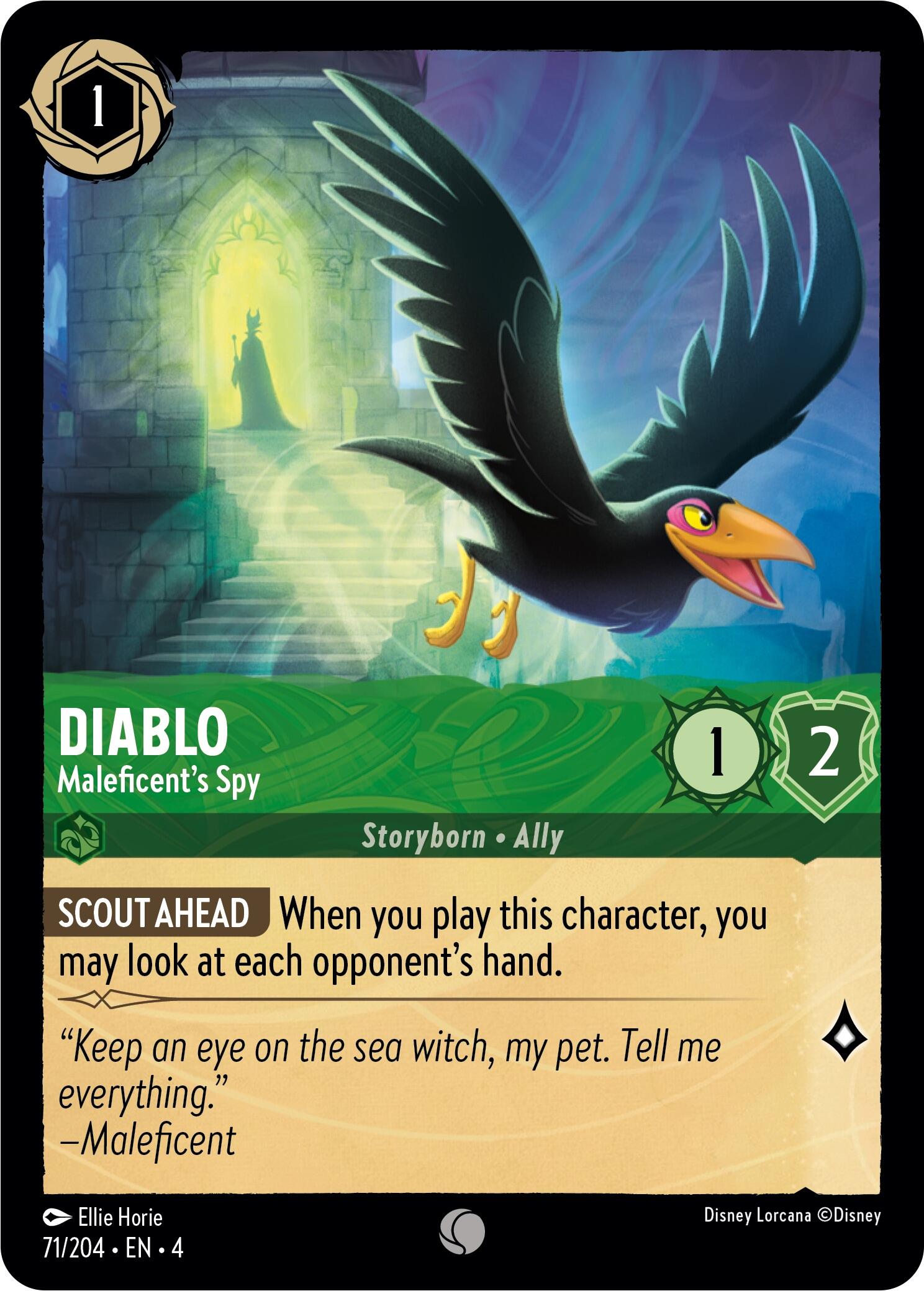 Diablo - Maleficent's Spy (71/204) [Ursula's Return] | L.A. Mood Comics and Games
