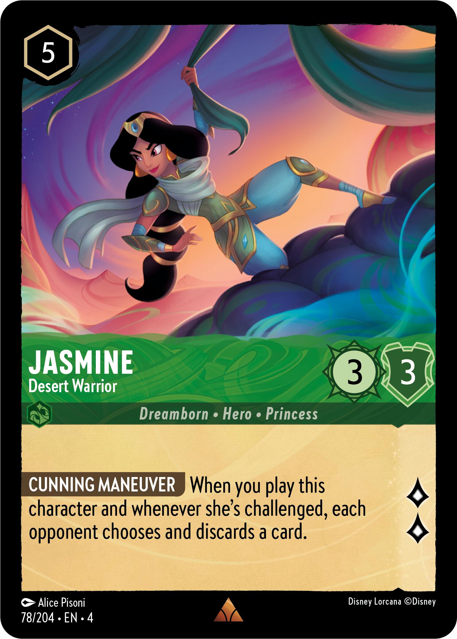 Jasmine - Desert Warrior (78/204) [Ursula's Return] | L.A. Mood Comics and Games