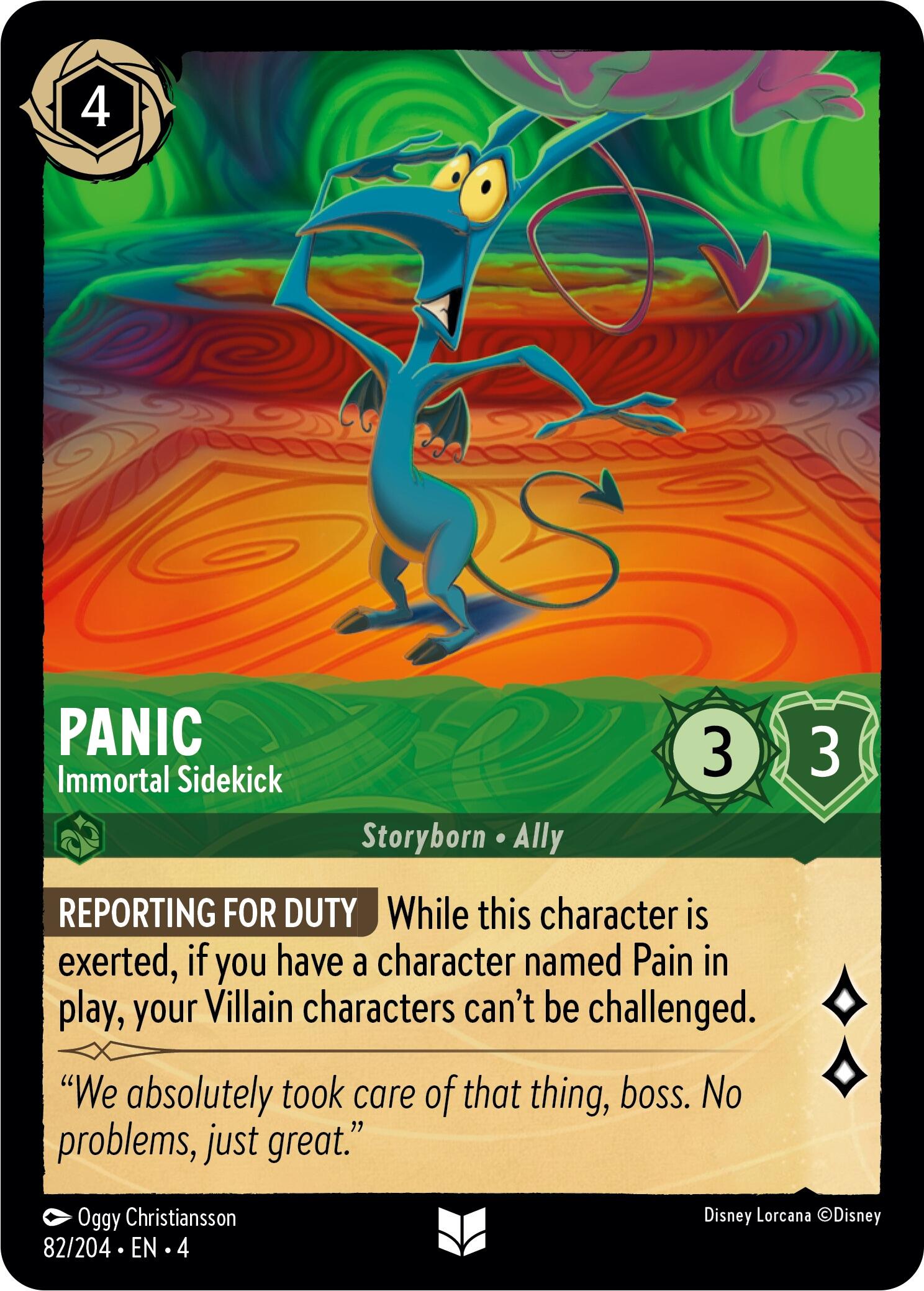 Panic - Immortal Sidekick (82/204) [Ursula's Return] | L.A. Mood Comics and Games
