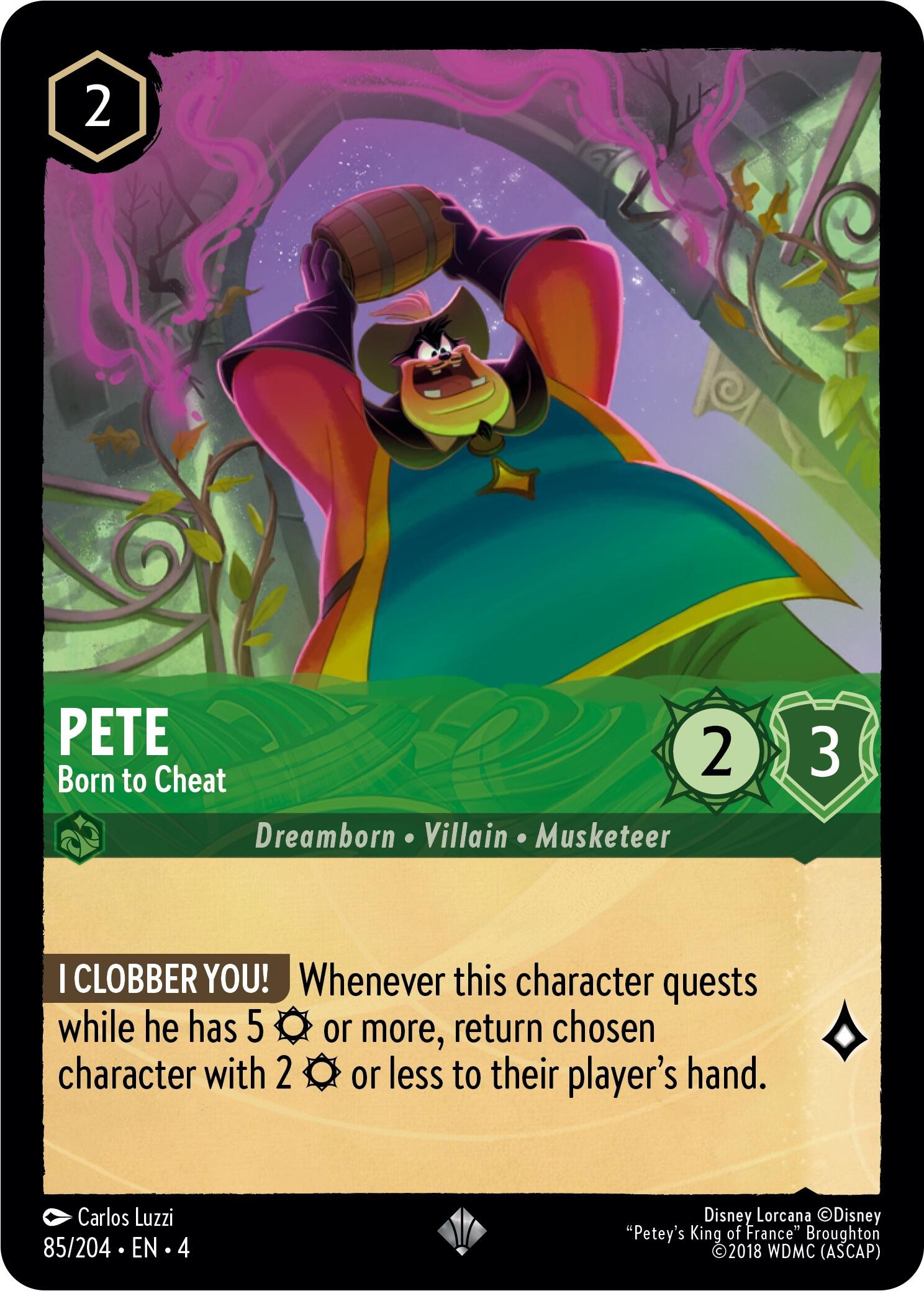 Pete - Born to Cheat (85/204) [Ursula's Return] | L.A. Mood Comics and Games