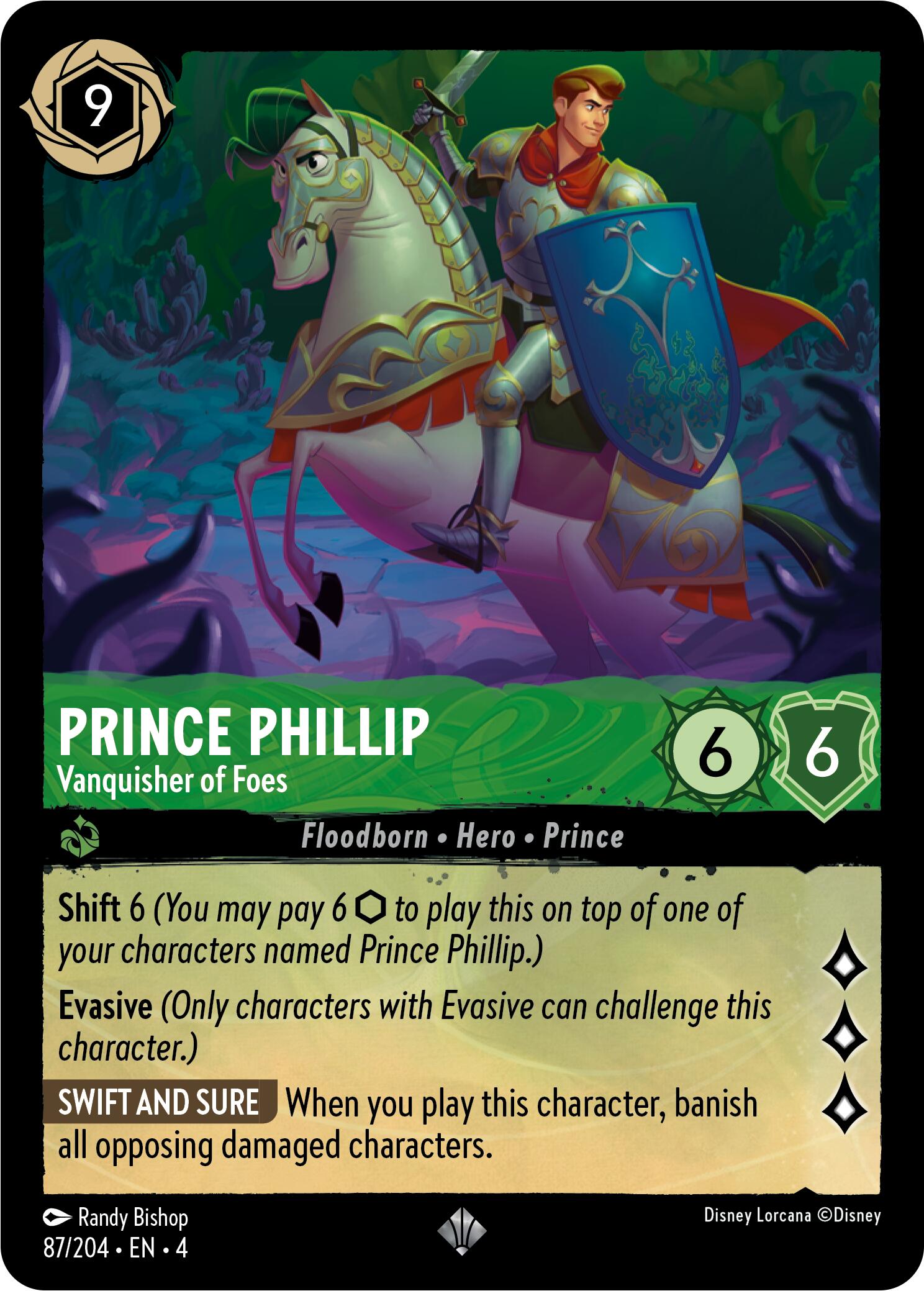 Prince Phillip - Vanquisher of Foes (87/204) [Ursula's Return] | L.A. Mood Comics and Games