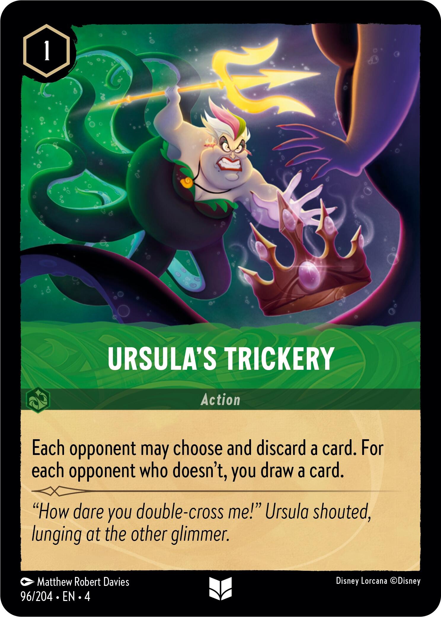 Ursula's Trickery (96/204) [Ursula's Return] | L.A. Mood Comics and Games