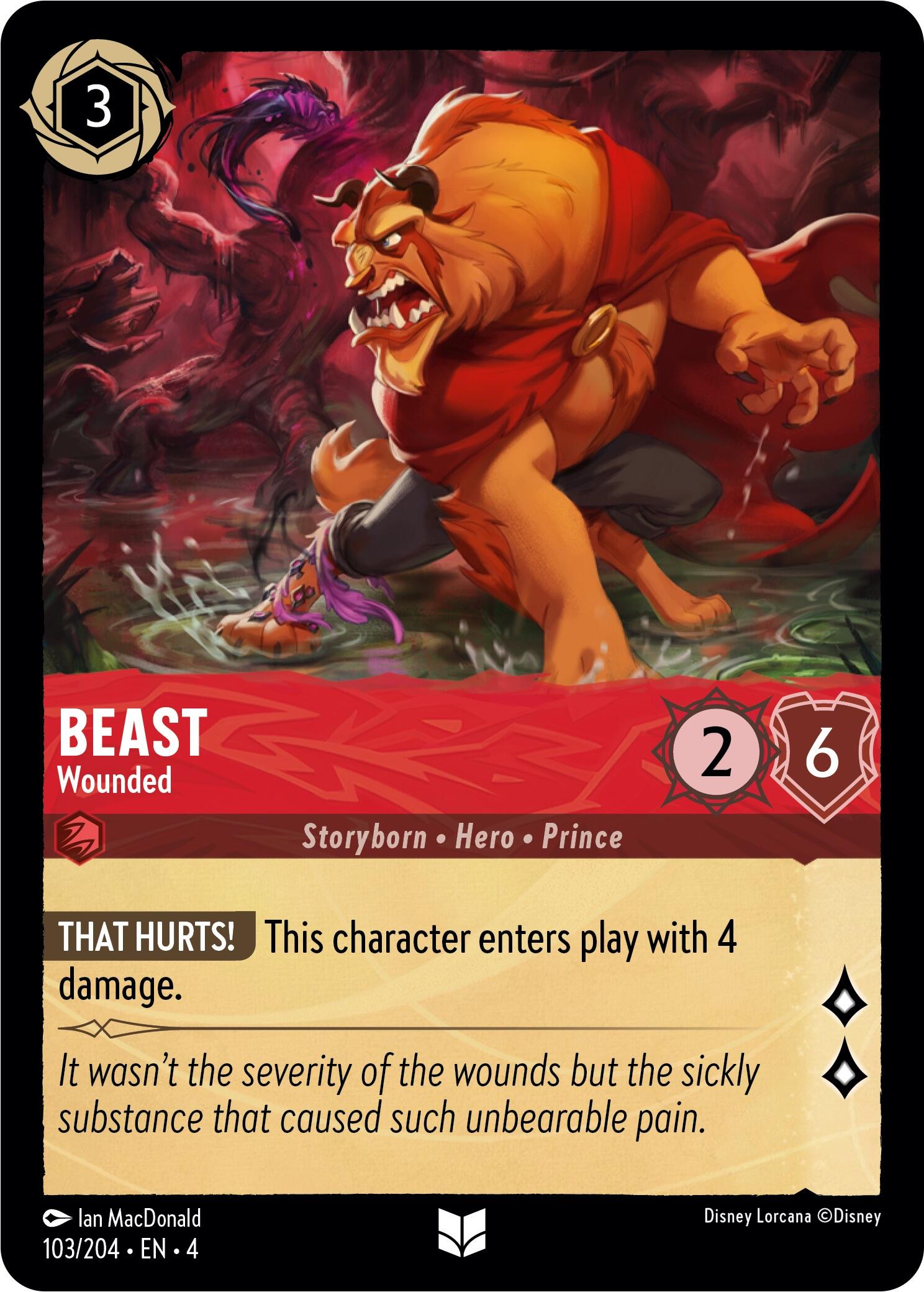 Beast - Wounded (103/204) [Ursula's Return] | L.A. Mood Comics and Games
