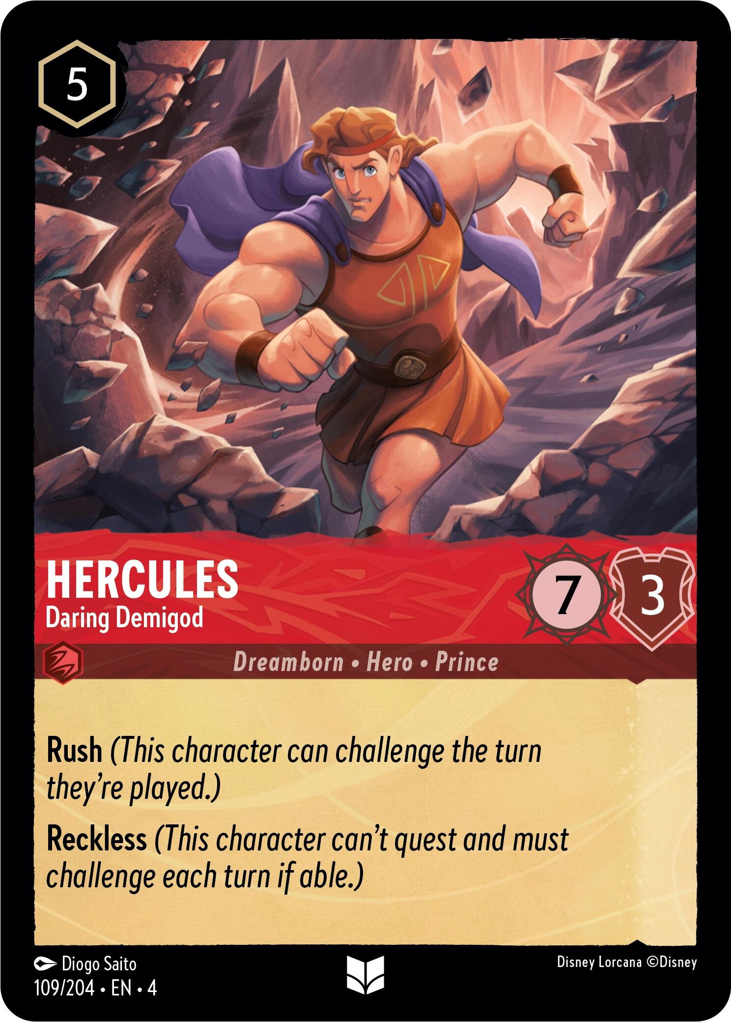 Hercules - Daring Demigod (109/204) [Ursula's Return] | L.A. Mood Comics and Games
