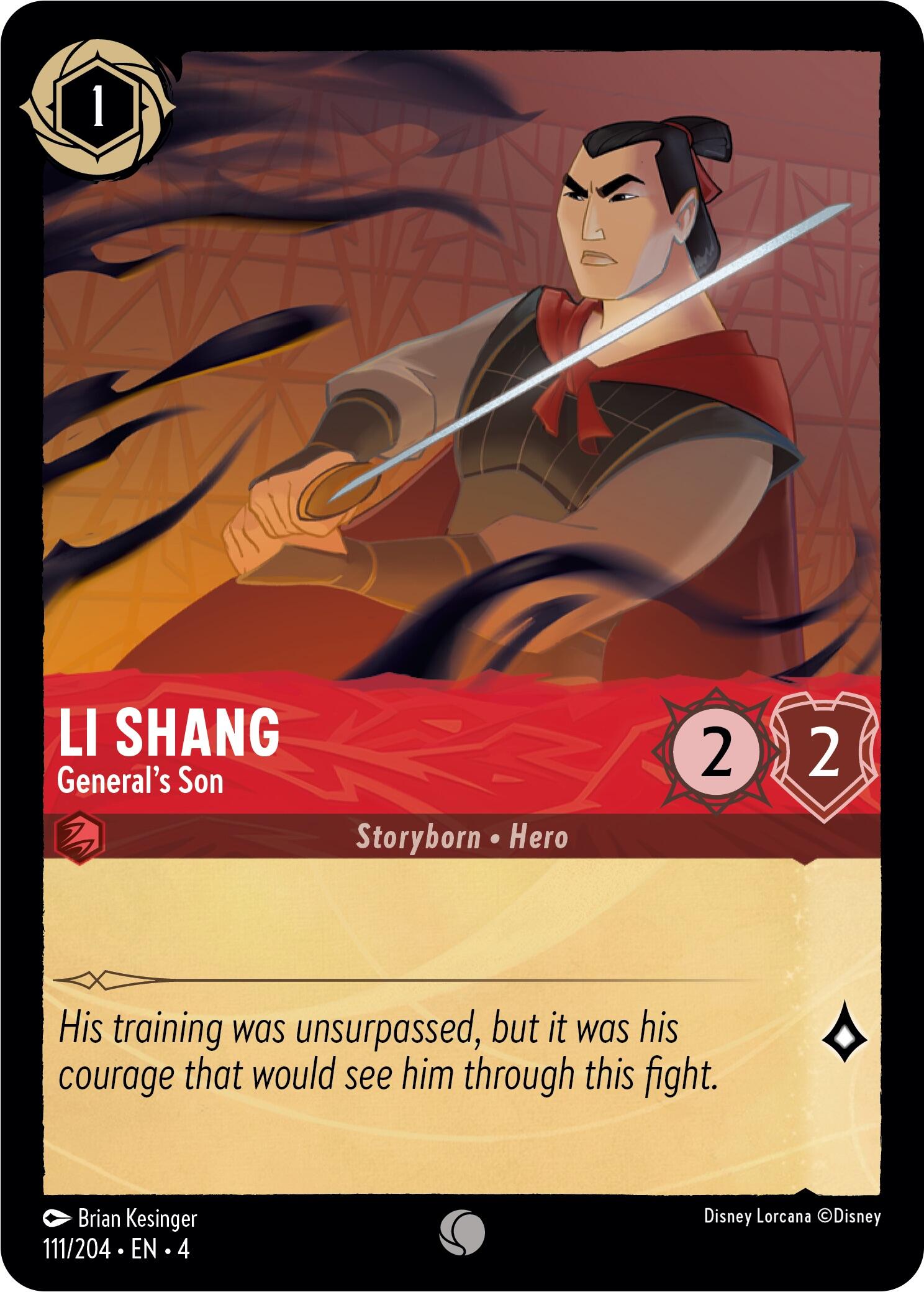 Li Shang - General's Son (111/204) [Ursula's Return] | L.A. Mood Comics and Games