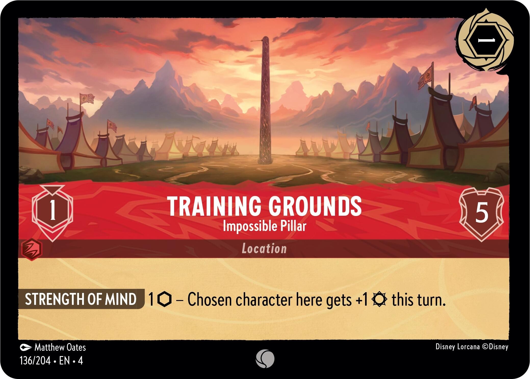Training Grounds - Impossible Pillar (136/204) [Ursula's Return] | L.A. Mood Comics and Games