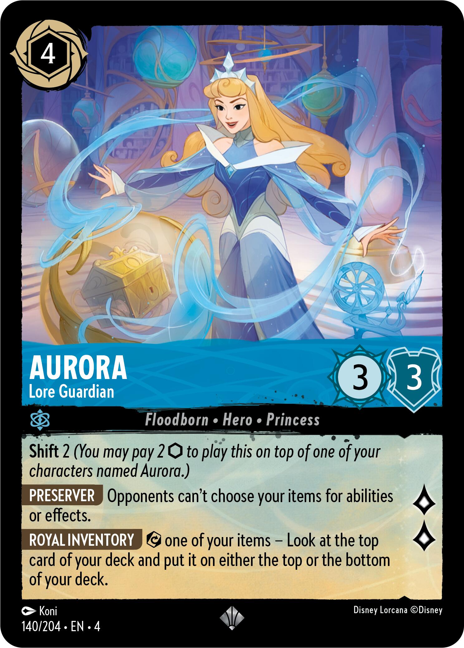 Aurora - Lore Guardian (140/204) [Ursula's Return] | L.A. Mood Comics and Games