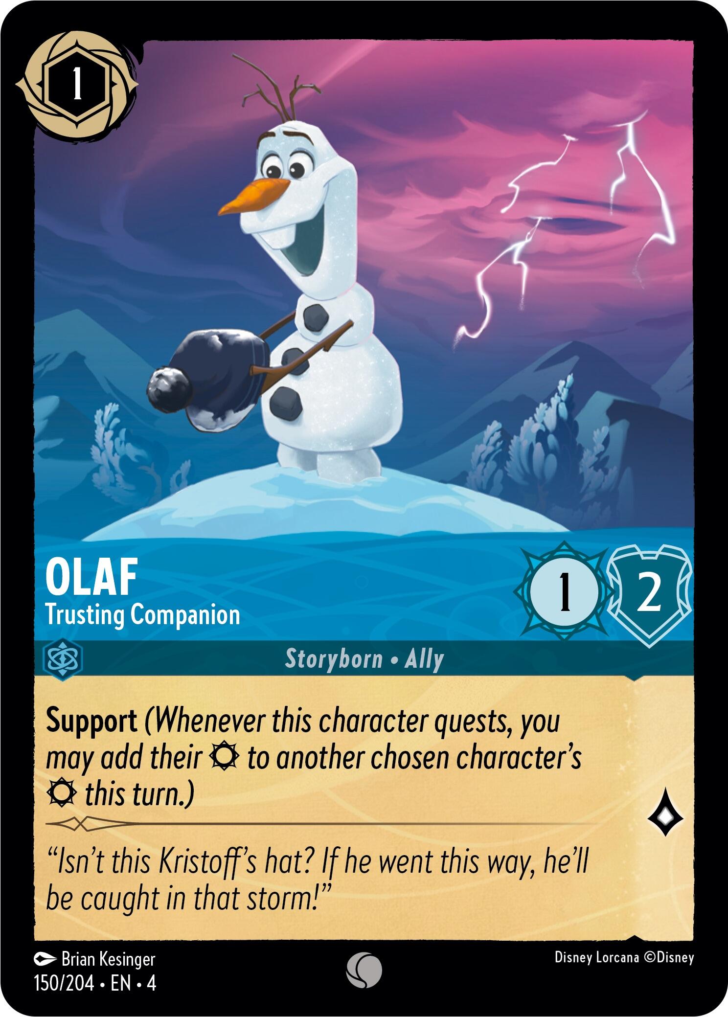 Olaf - Trusting Companion (150/204) [Ursula's Return] | L.A. Mood Comics and Games