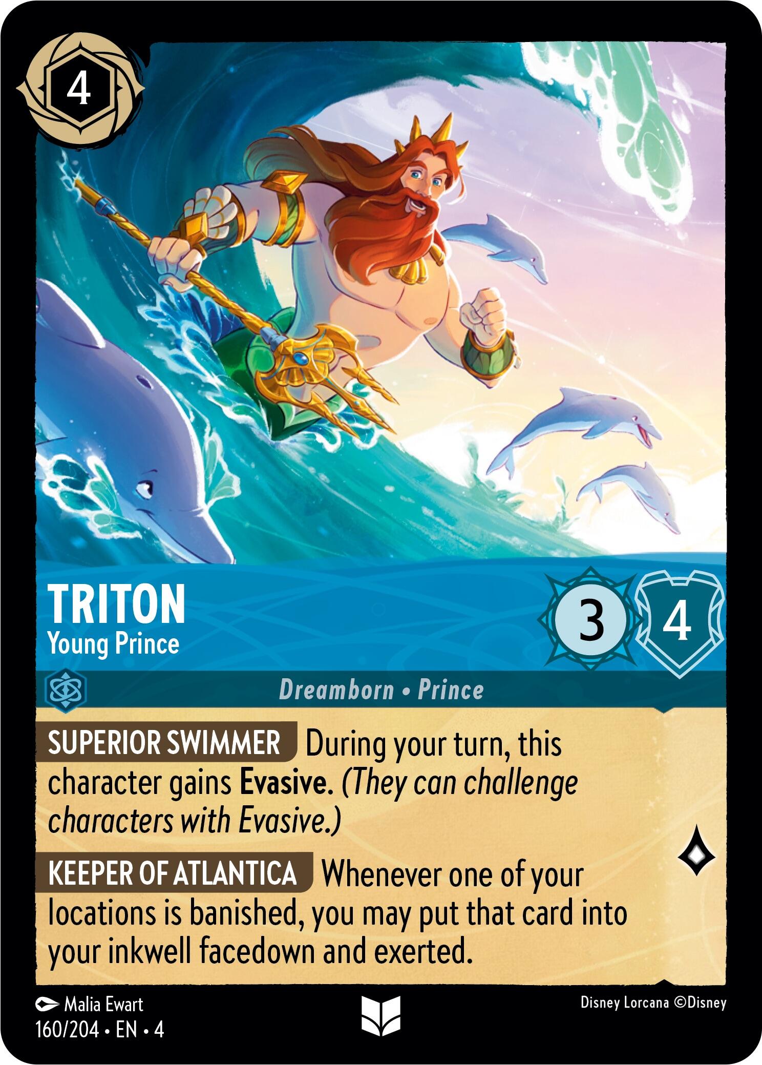 Triton - Young Prince (160/204) [Ursula's Return] | L.A. Mood Comics and Games
