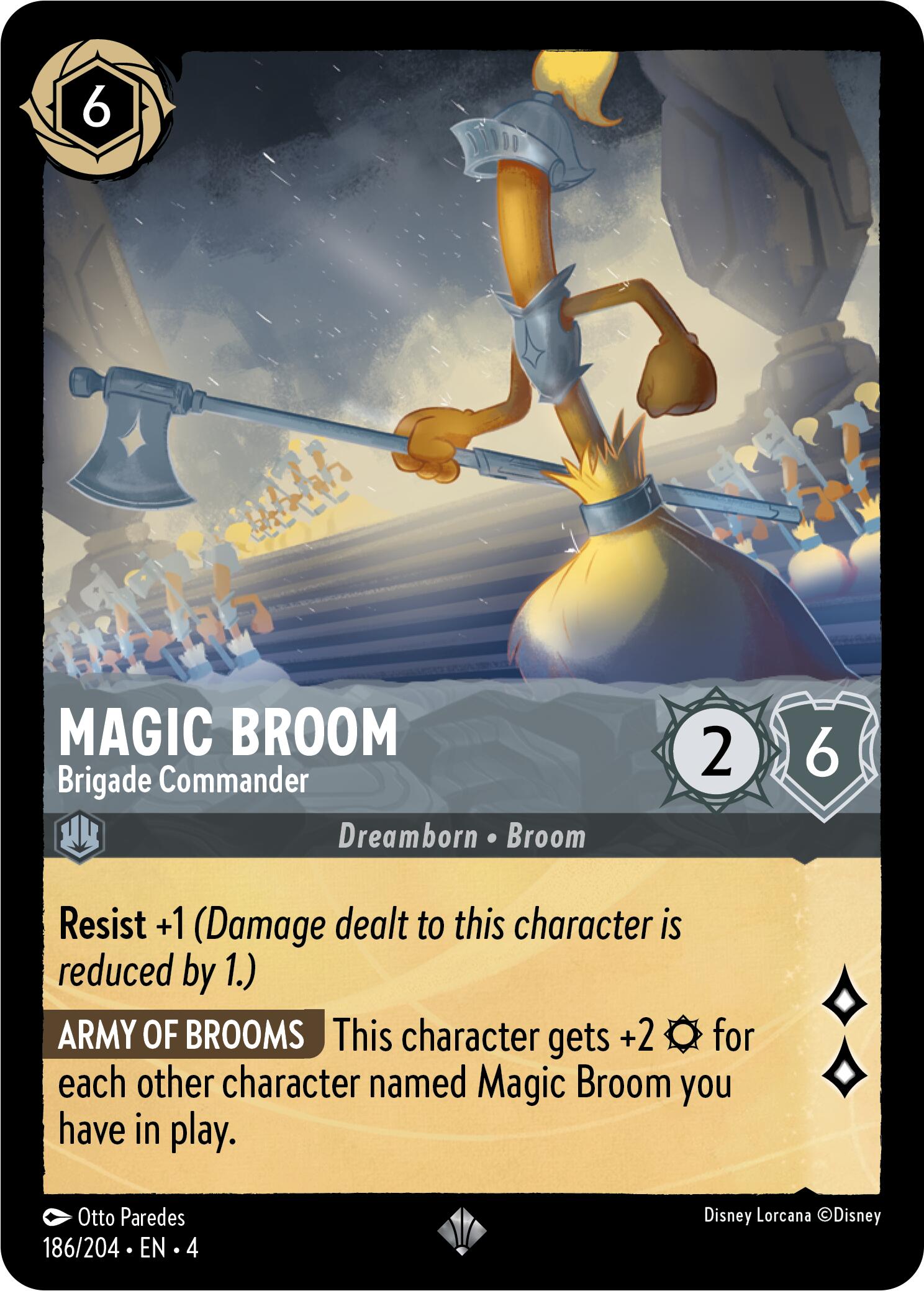 Magic Broom - Brigade Commander (186/204) [Ursula's Return] | L.A. Mood Comics and Games