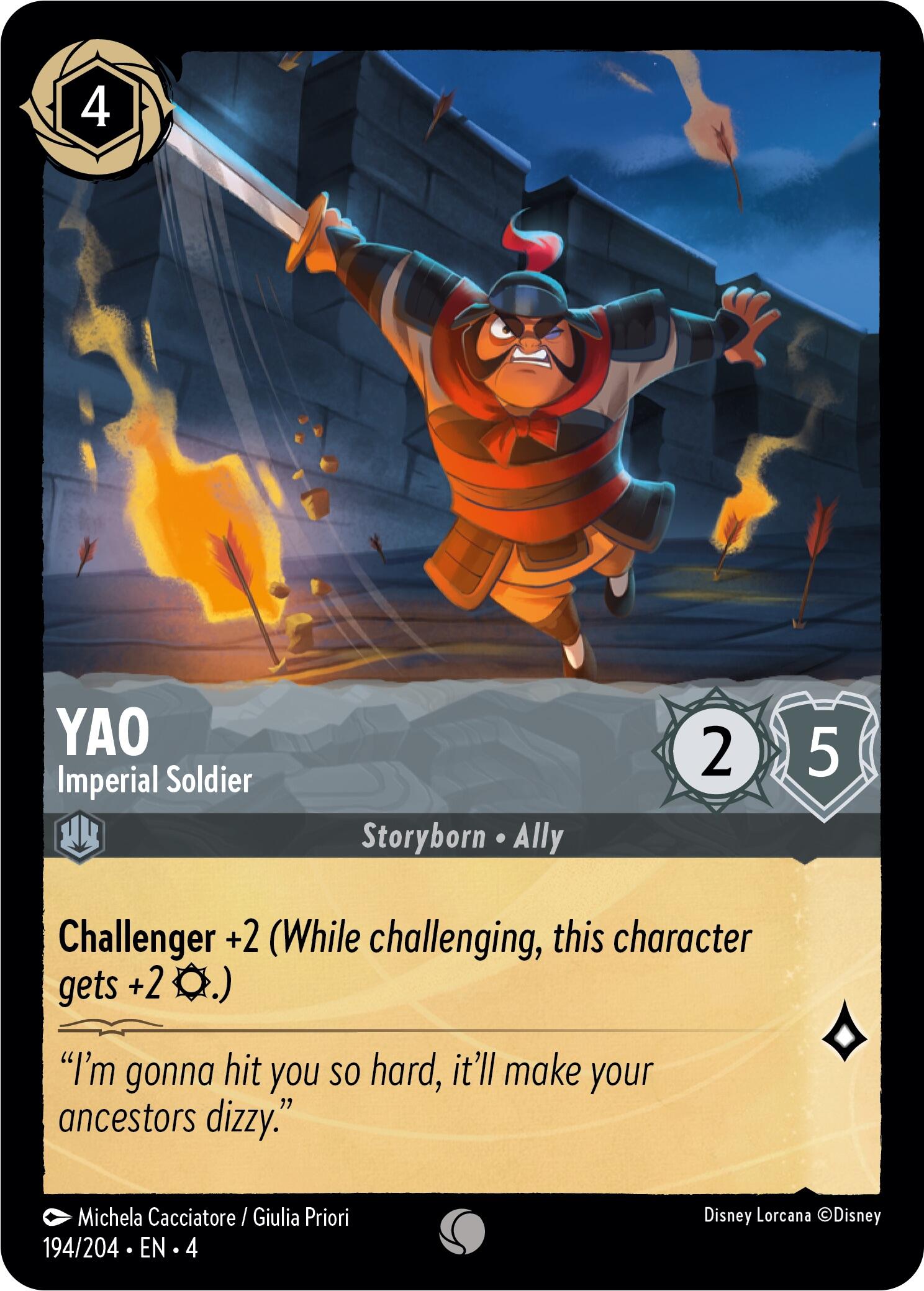Yao - Imperial Soldier (194/204) [Ursula's Return] | L.A. Mood Comics and Games