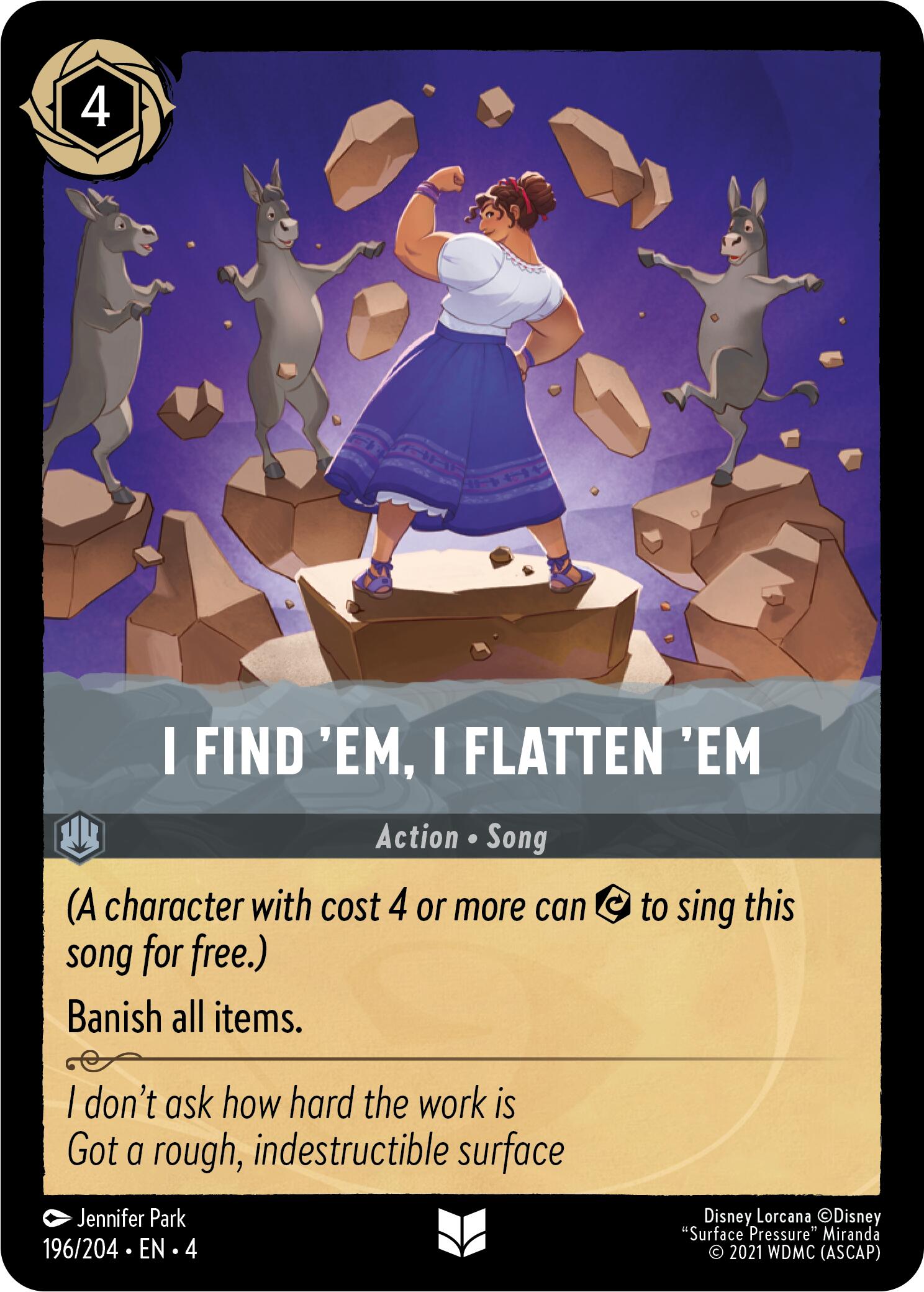 I Find 'em, I flatten 'Em (196/204) [Ursula's Return] | L.A. Mood Comics and Games