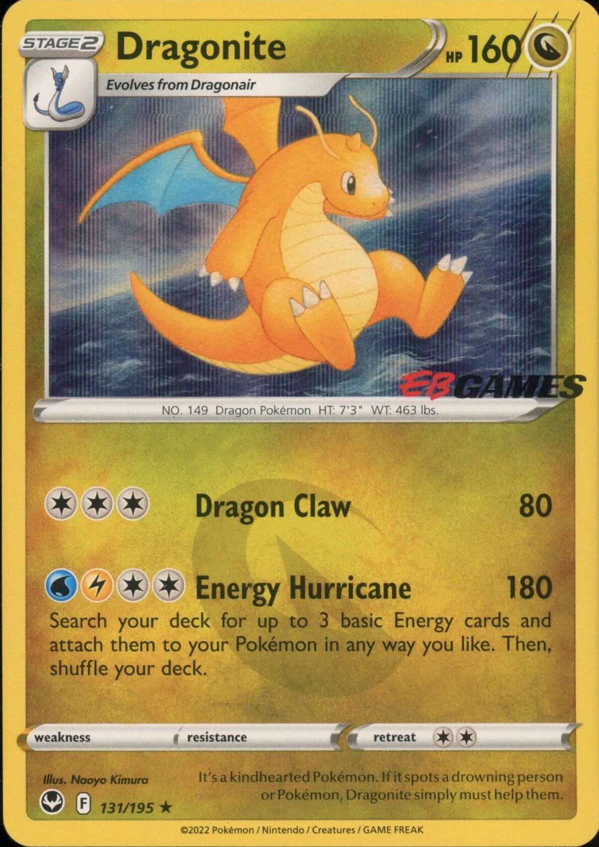 Dragonite (131/195) (EB Games Exclusive) [Miscellaneous Cards] | L.A. Mood Comics and Games