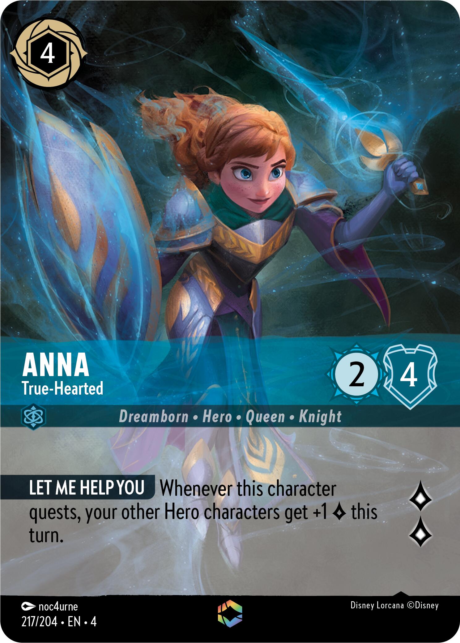 Anna - True-Hearted (Enchanted) (217/204) [Ursula's Return] | L.A. Mood Comics and Games