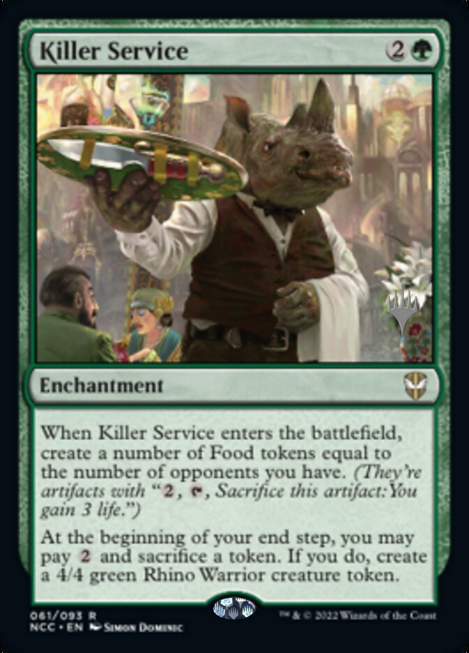 Killer Service (Promo Pack) [Streets of New Capenna Commander Promos] | L.A. Mood Comics and Games