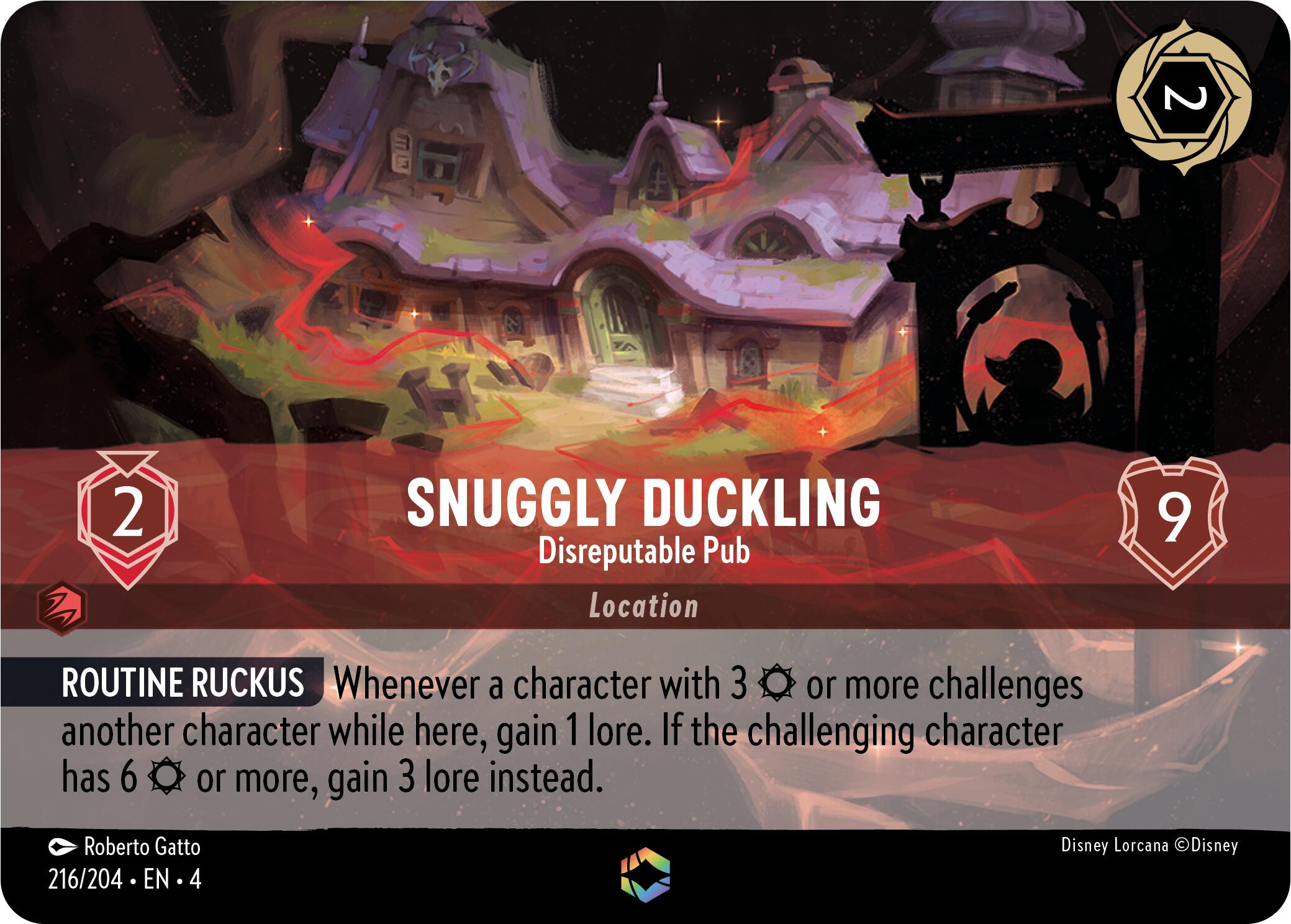 Snuggly Duckling - Disreputable Pub (Enchanted) (216/204) [Ursula's Return] | L.A. Mood Comics and Games