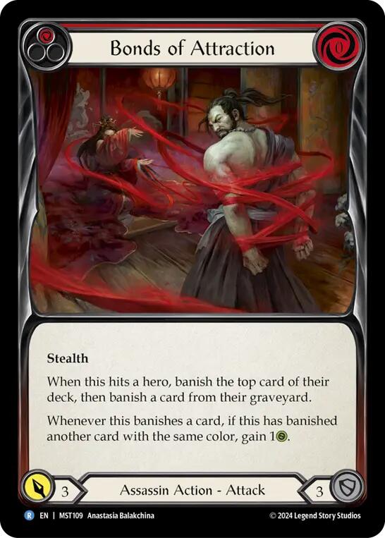 Bonds of Attraction (Red) [MST109] (Part the Mistveil)  Rainbow Foil | L.A. Mood Comics and Games