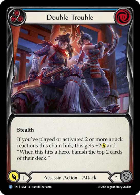Double Trouble (Blue) [MST114] (Part the Mistveil) | L.A. Mood Comics and Games