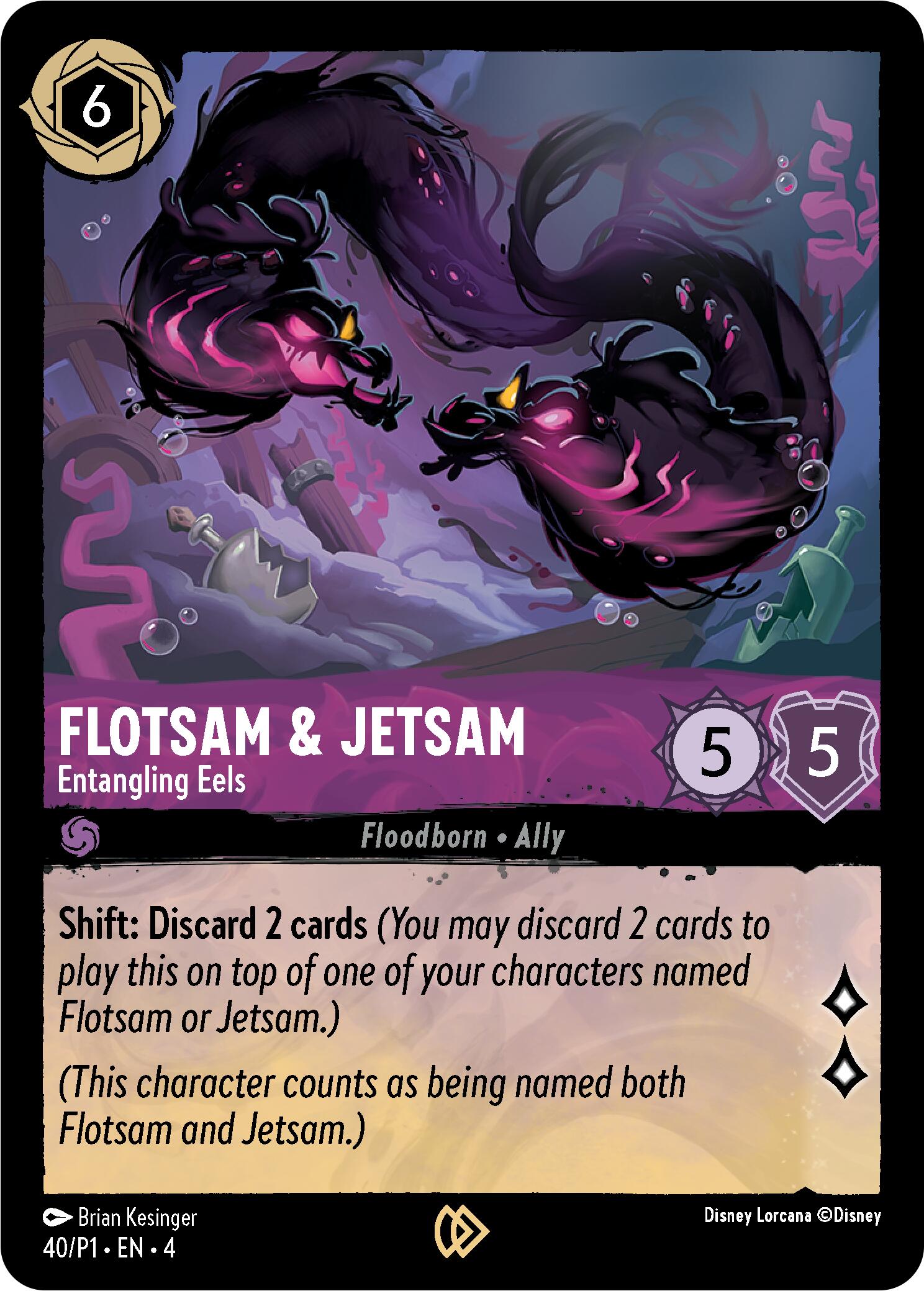 Flotsam & Jetsam - Entangling Eels (40) [Promo Cards] | L.A. Mood Comics and Games