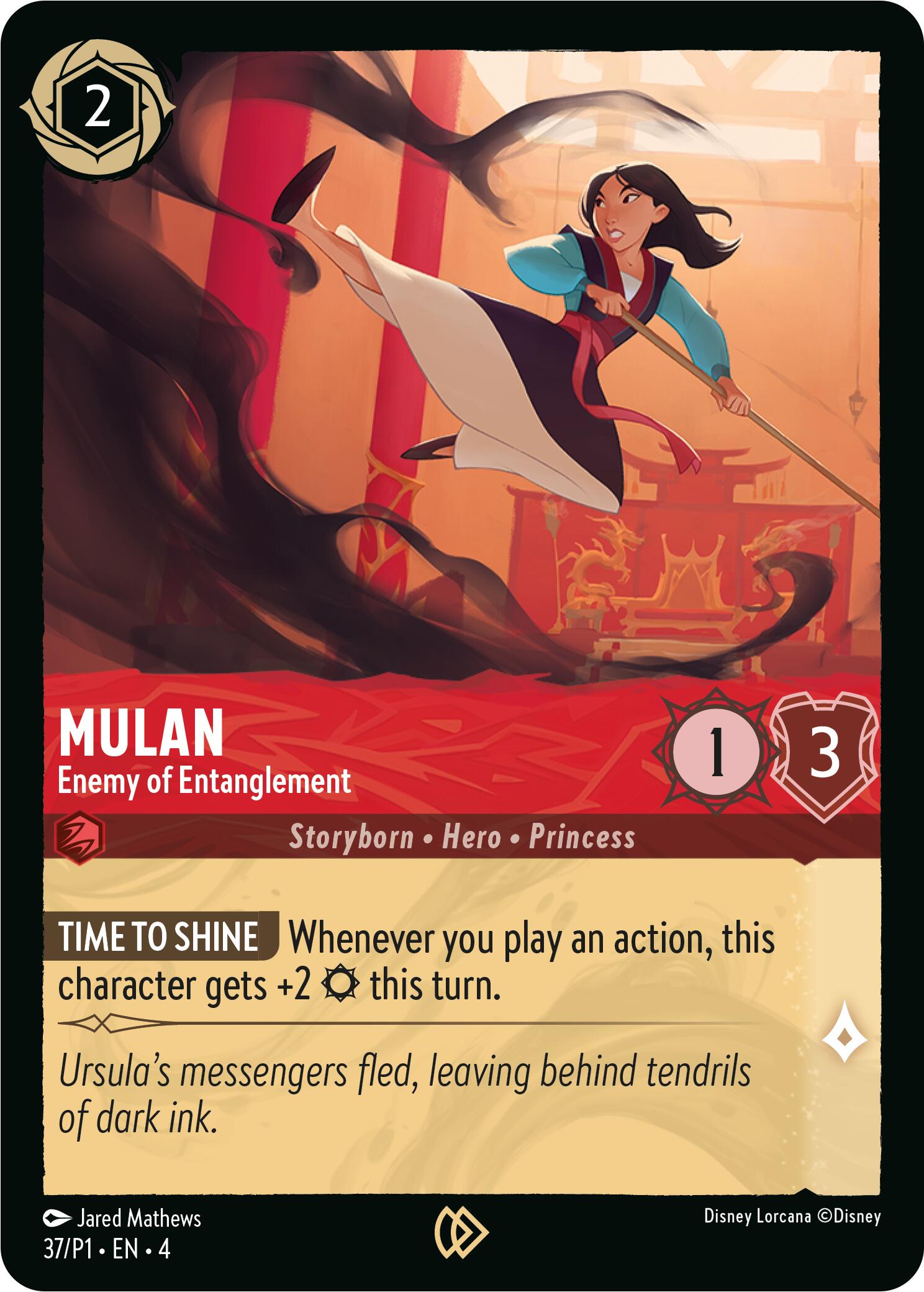Mulan - Enemy of Entanglement (37) [Promo Cards] | L.A. Mood Comics and Games