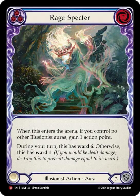 Rage Specter [MST132] (Part the Mistveil)  Rainbow Foil | L.A. Mood Comics and Games