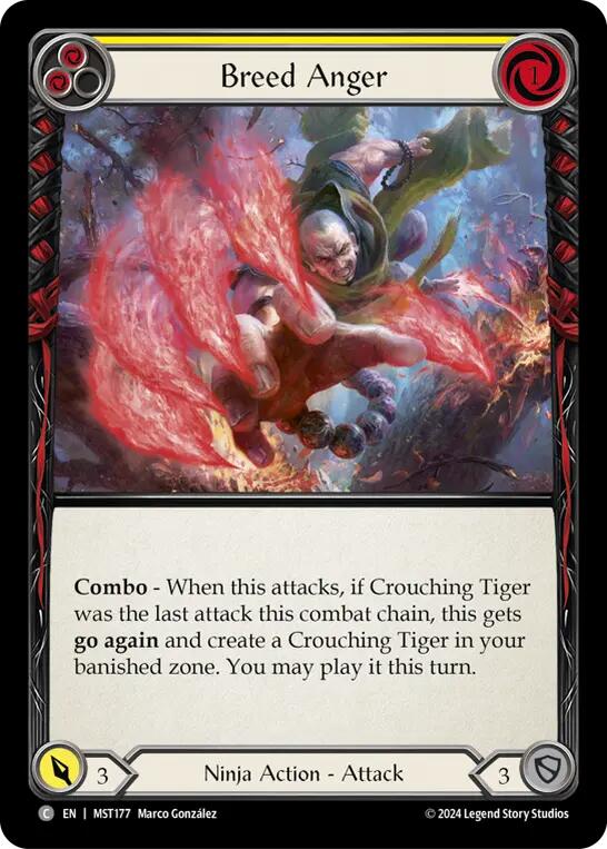 Breed Anger (Yellow) [MST177] (Part the Mistveil) | L.A. Mood Comics and Games
