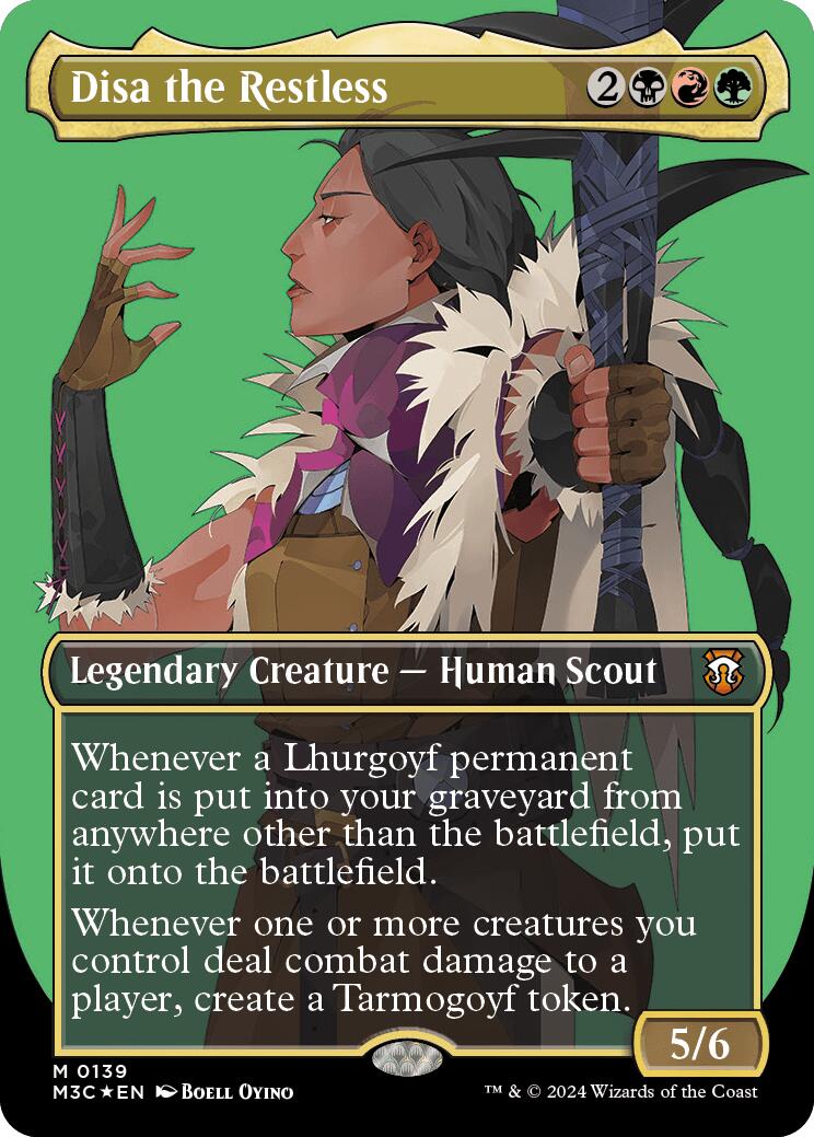 Disa the Restless (Borderless) (Ripple Foil) [Modern Horizons 3 Commander] | L.A. Mood Comics and Games