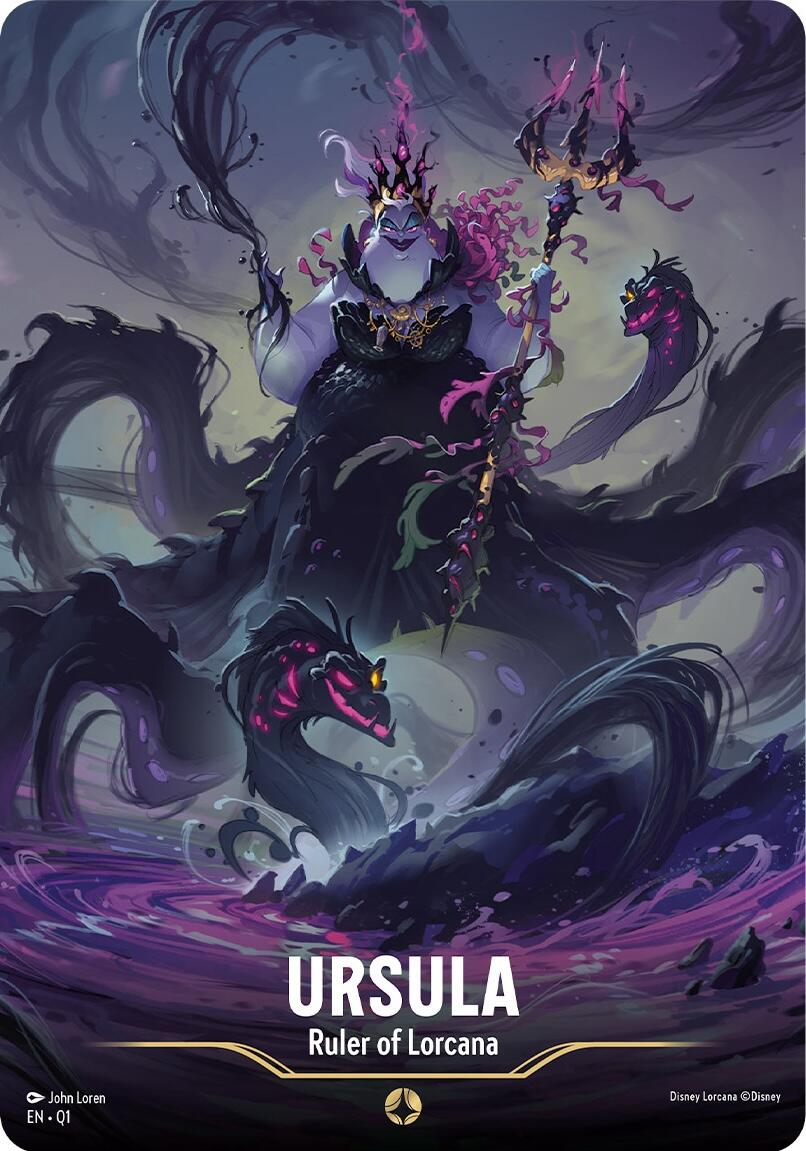 Ursula - Ruler of Lorcana (Oversized) [Illumineer's Quest: Deep Trouble] | L.A. Mood Comics and Games