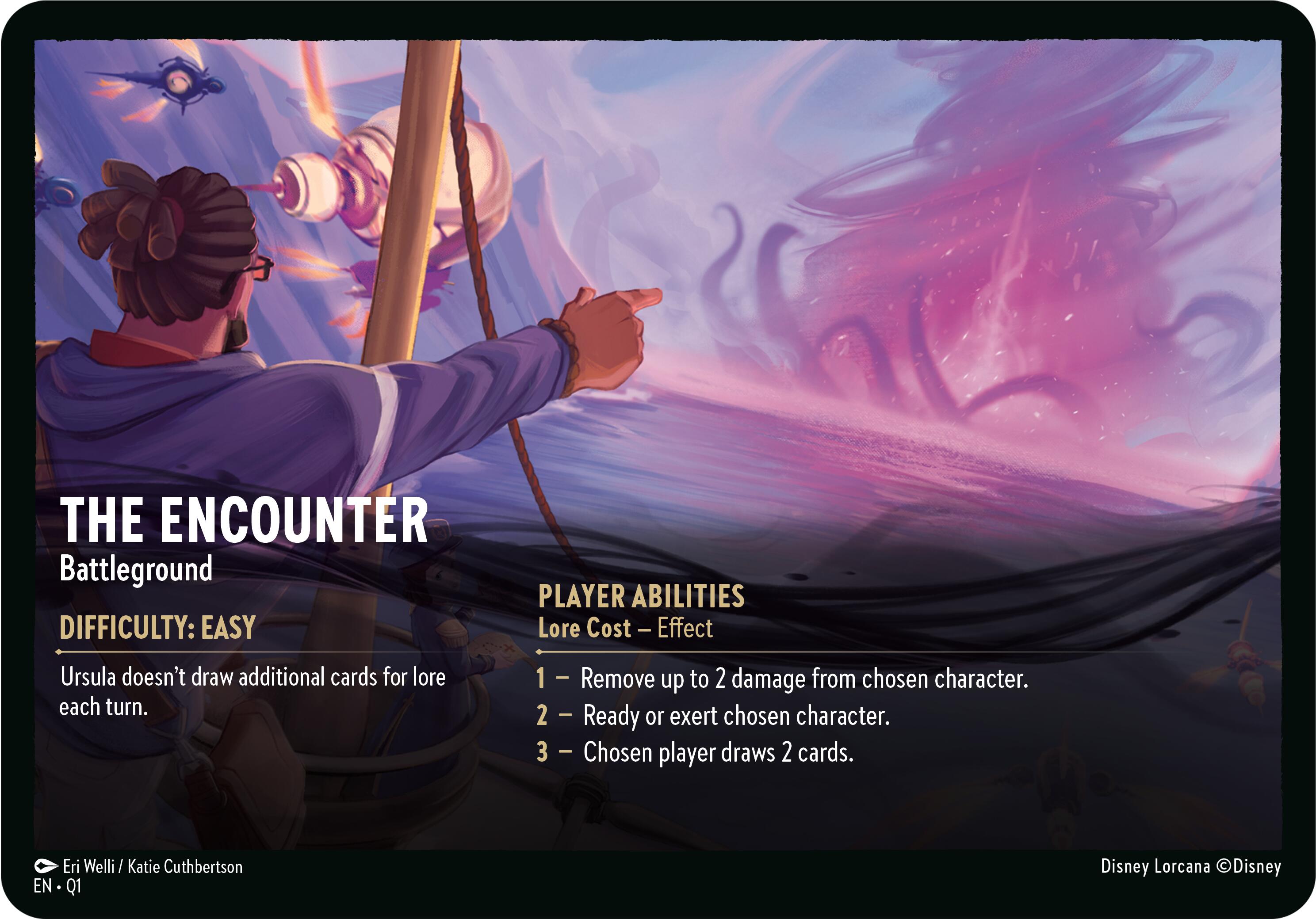 The Encounter // A Dark Realm - Battleground (Oversized) [Illumineer's Quest: Deep Trouble] | L.A. Mood Comics and Games
