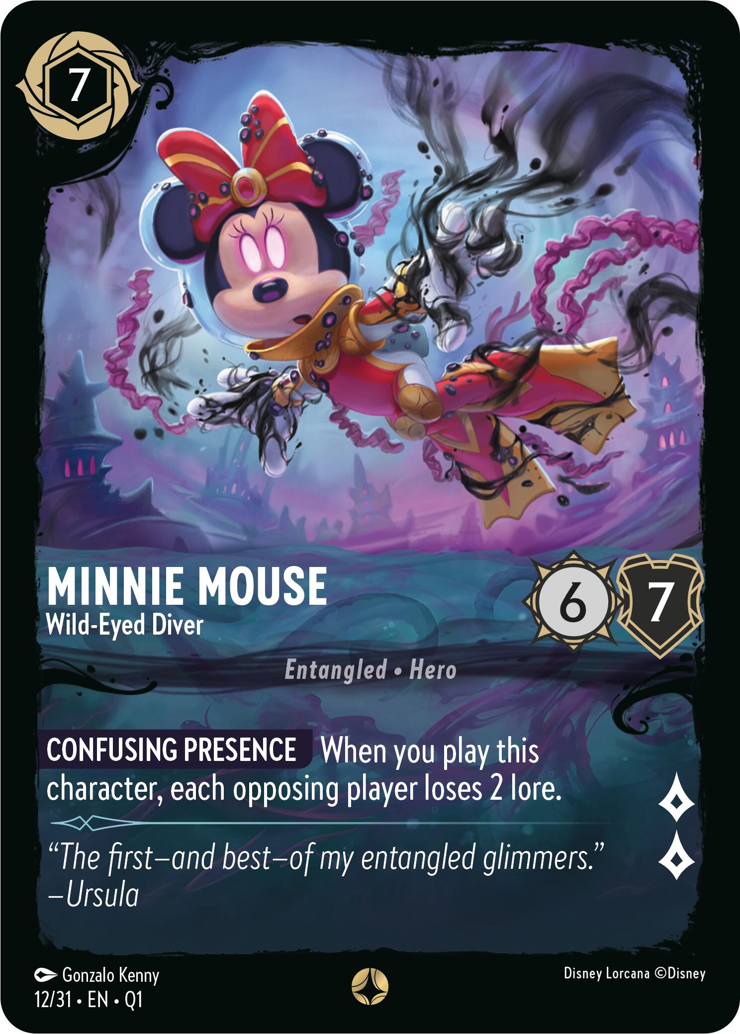 Minnie Mouse - Wild-Eyed Diver (12/31) [Illumineer's Quest: Deep Trouble] | L.A. Mood Comics and Games