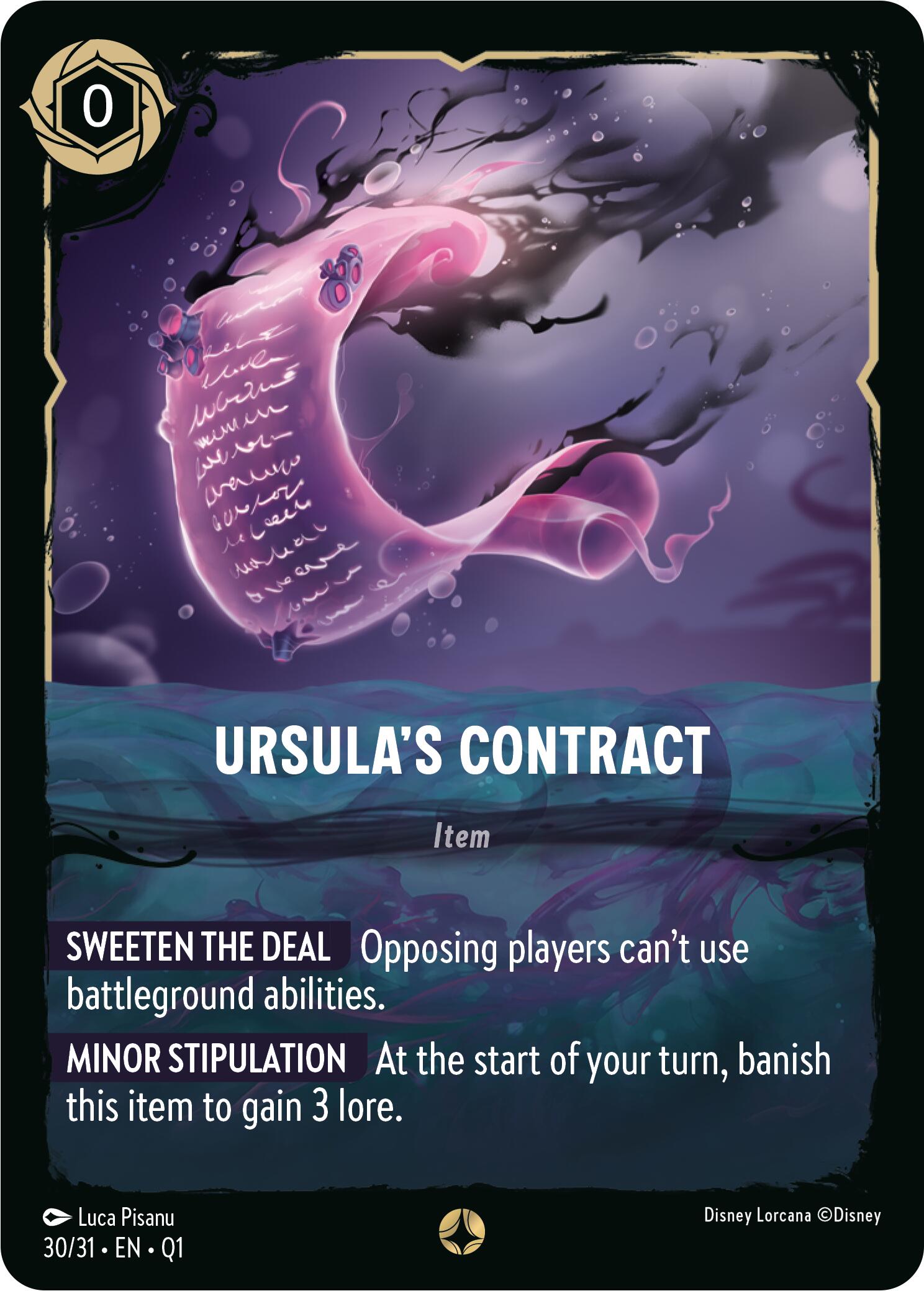 Ursula's Contract (30/31) [Illumineer's Quest: Deep Trouble] | L.A. Mood Comics and Games