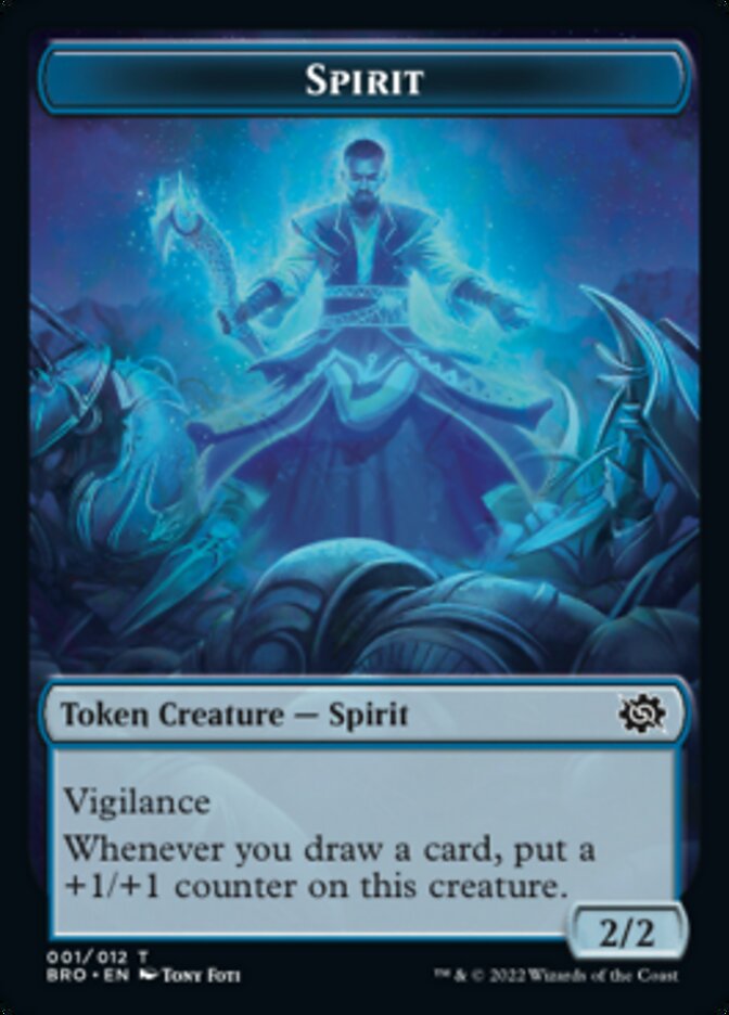 Spirit Token [The Brothers' War Tokens] | L.A. Mood Comics and Games