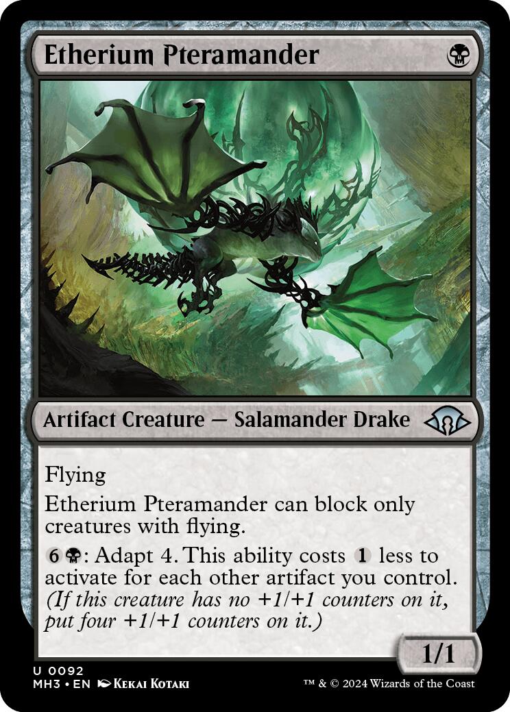 Etherium Pteramander [Modern Horizons 3] | L.A. Mood Comics and Games