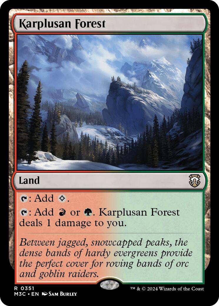 Karplusan Forest [Modern Horizons 3 Commander] | L.A. Mood Comics and Games