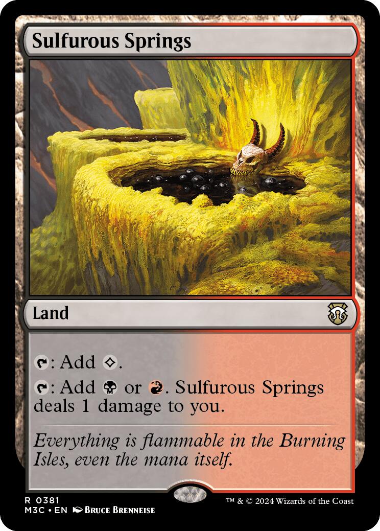 Sulfurous Springs [Modern Horizons 3 Commander] | L.A. Mood Comics and Games