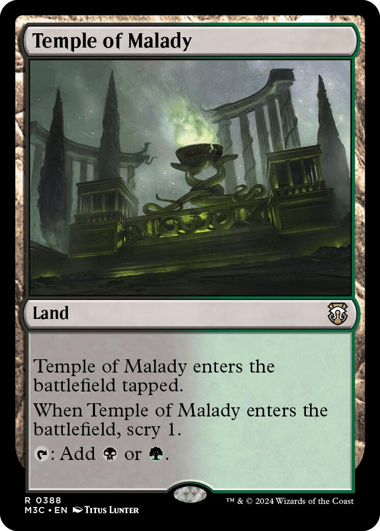 Temple of Malady [Modern Horizons 3 Commander] | L.A. Mood Comics and Games