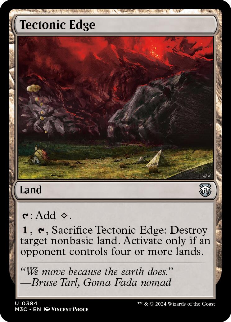 Tectonic Edge [Modern Horizons 3 Commander] | L.A. Mood Comics and Games