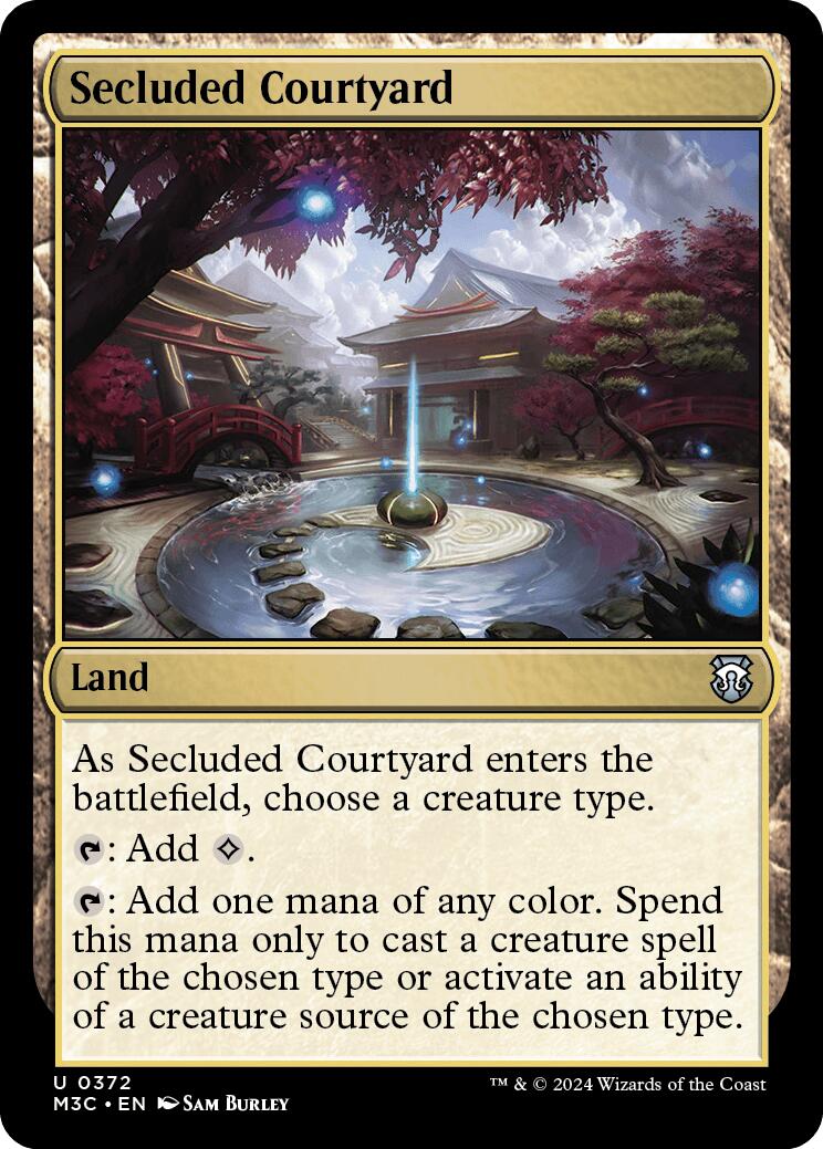 Secluded Courtyard [Modern Horizons 3 Commander] | L.A. Mood Comics and Games