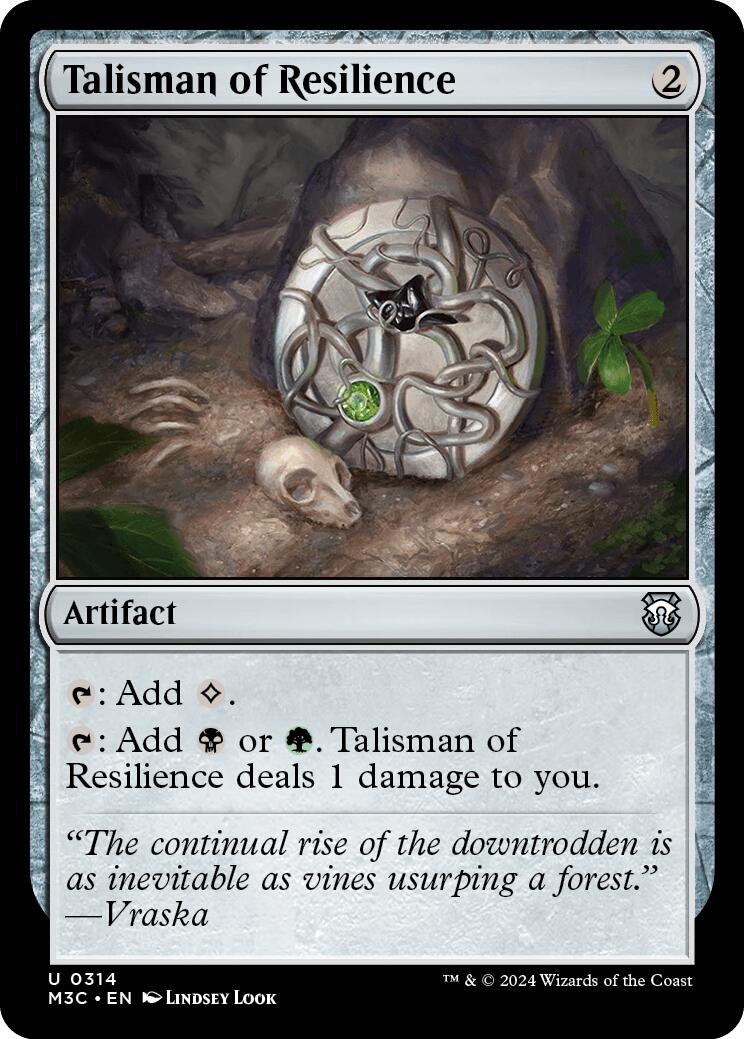 Talisman of Resilience [Modern Horizons 3 Commander] | L.A. Mood Comics and Games