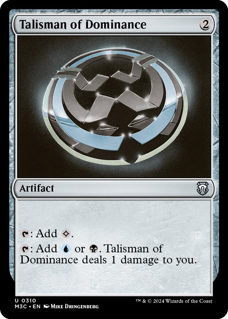 Talisman of Dominance [Modern Horizons 3 Commander] | L.A. Mood Comics and Games