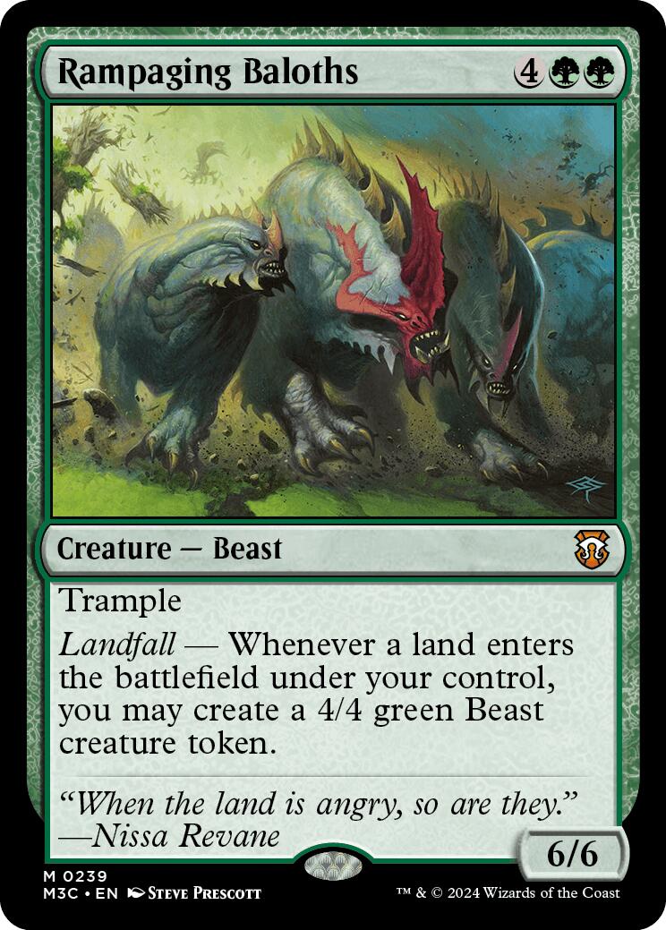 Rampaging Baloths [Modern Horizons 3 Commander] | L.A. Mood Comics and Games