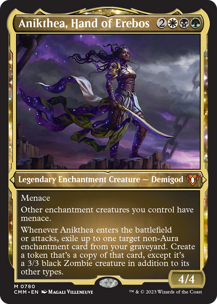 Anikthea, Hand of Erebos (Display Commander) (Foil Etched) [Commander Masters] | L.A. Mood Comics and Games