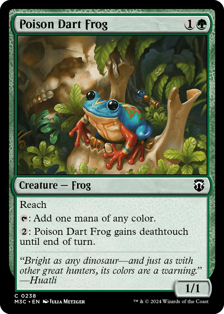 Poison Dart Frog [Modern Horizons 3 Commander] | L.A. Mood Comics and Games